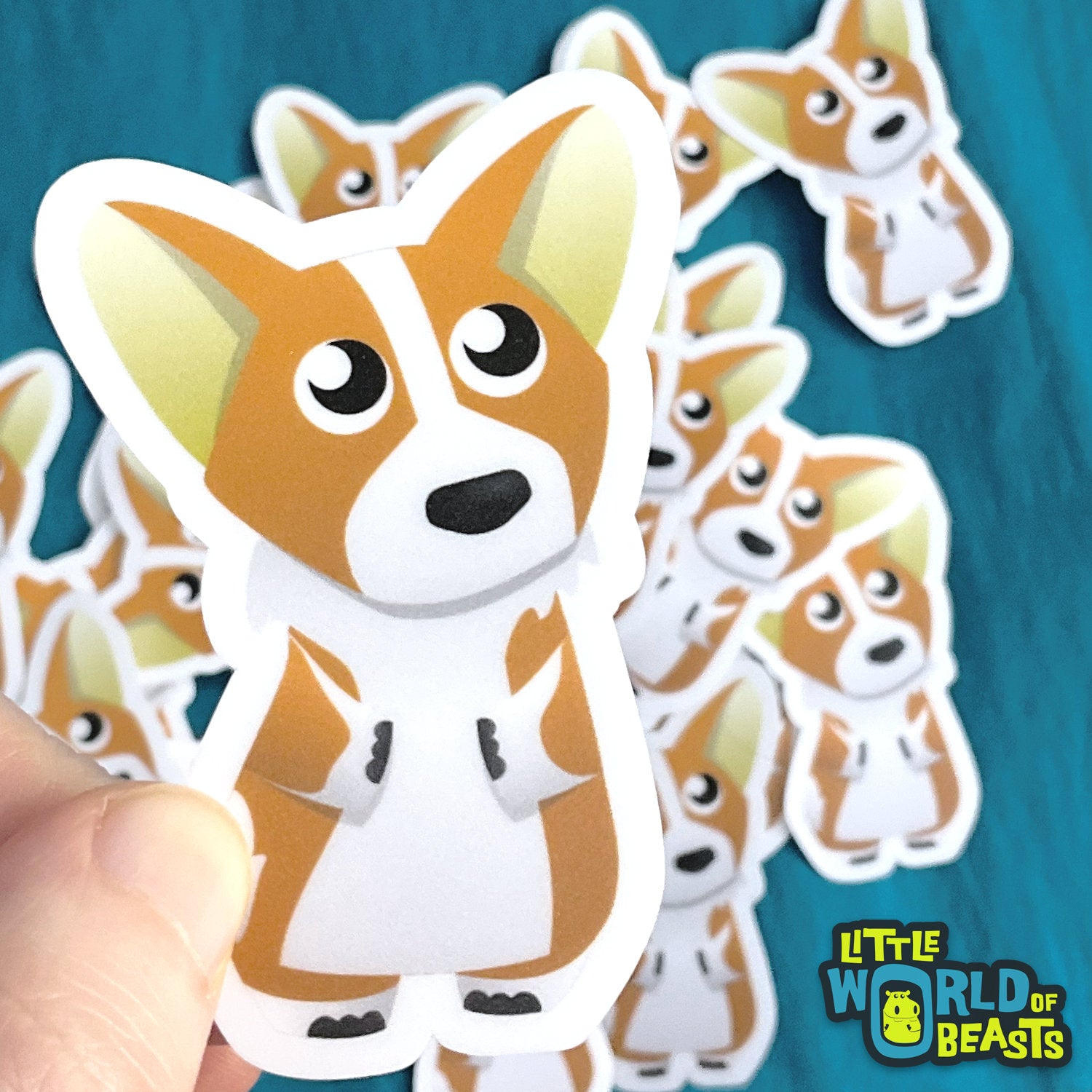 Corgi Vinyl Sticker