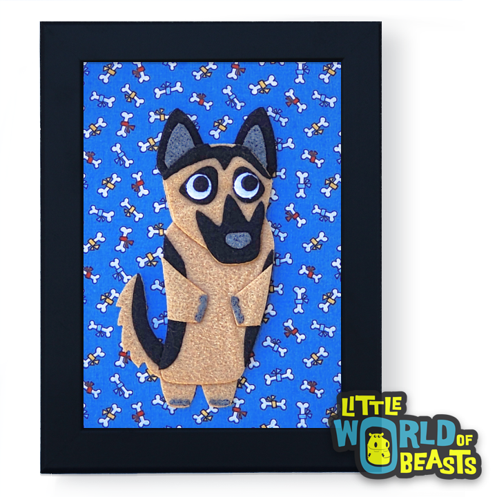 Heinrich the German Shepherd Frame