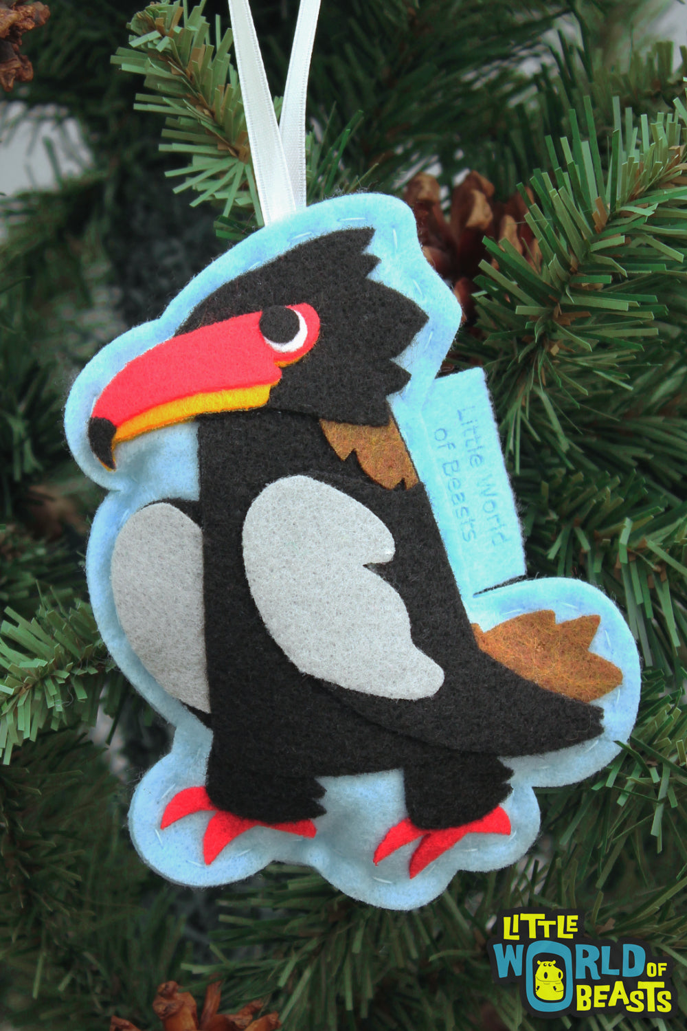 Felt Christmas Ornament - Bateleur Eagle