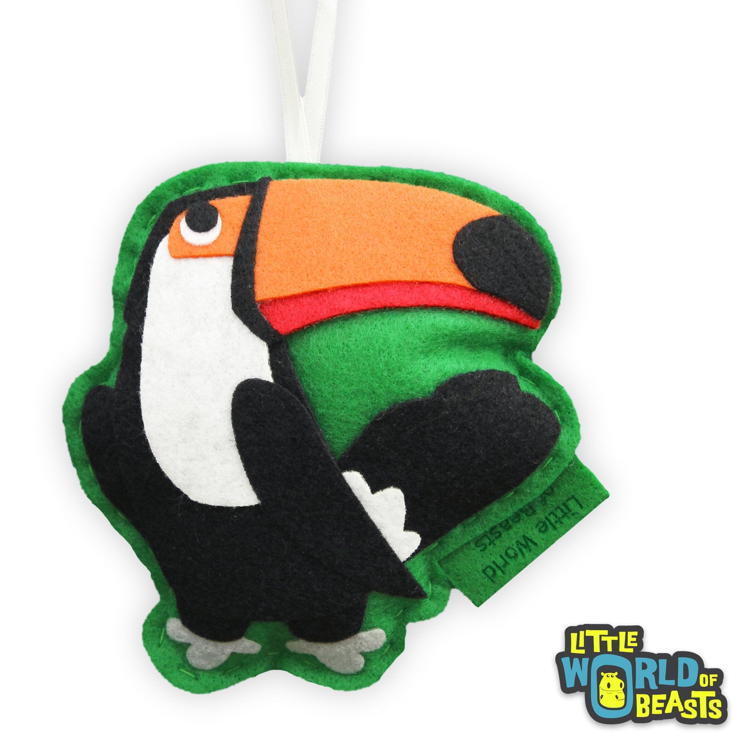 Toco Toucan -Felt Bird Ornament