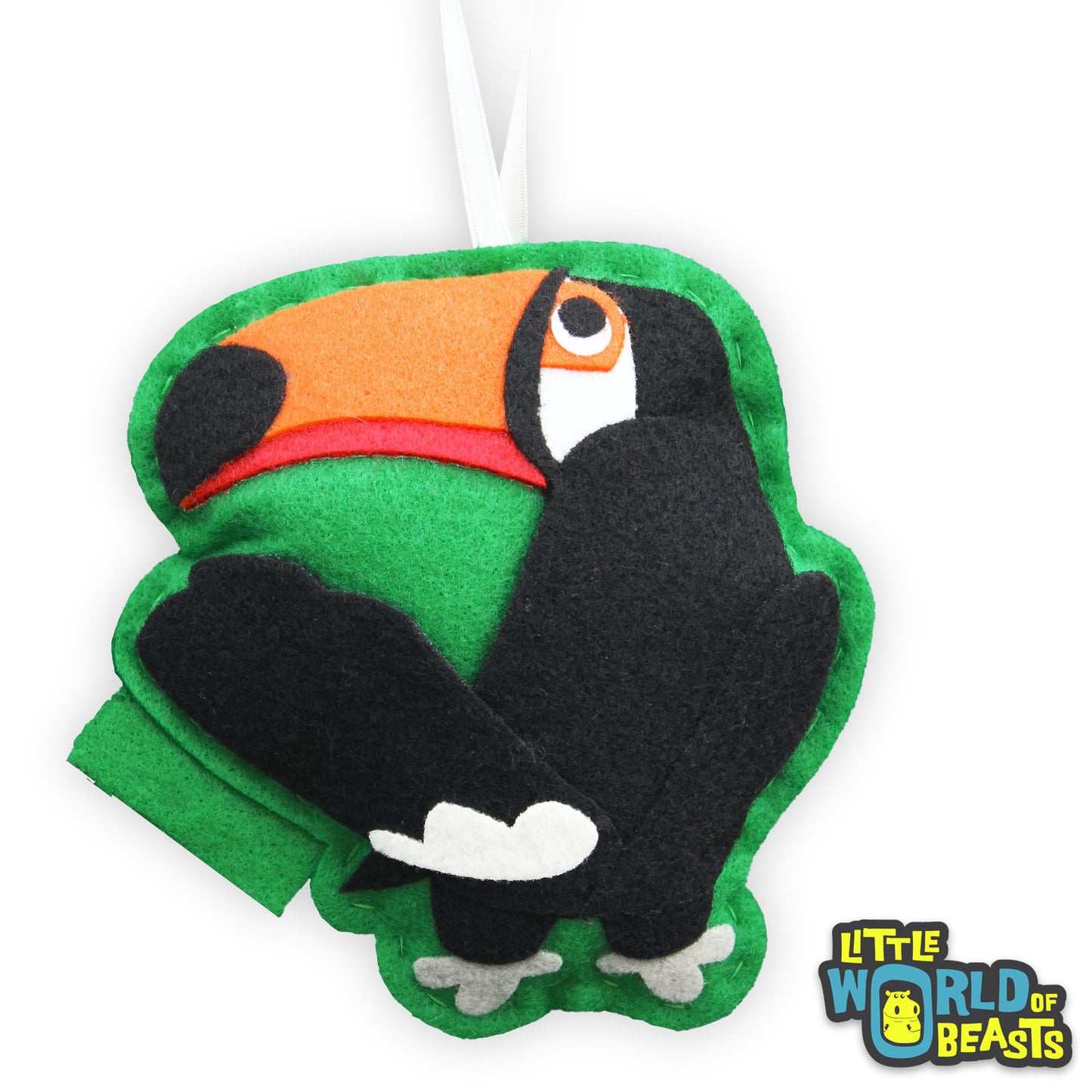 Toco Toucan -Felt Bird Ornament