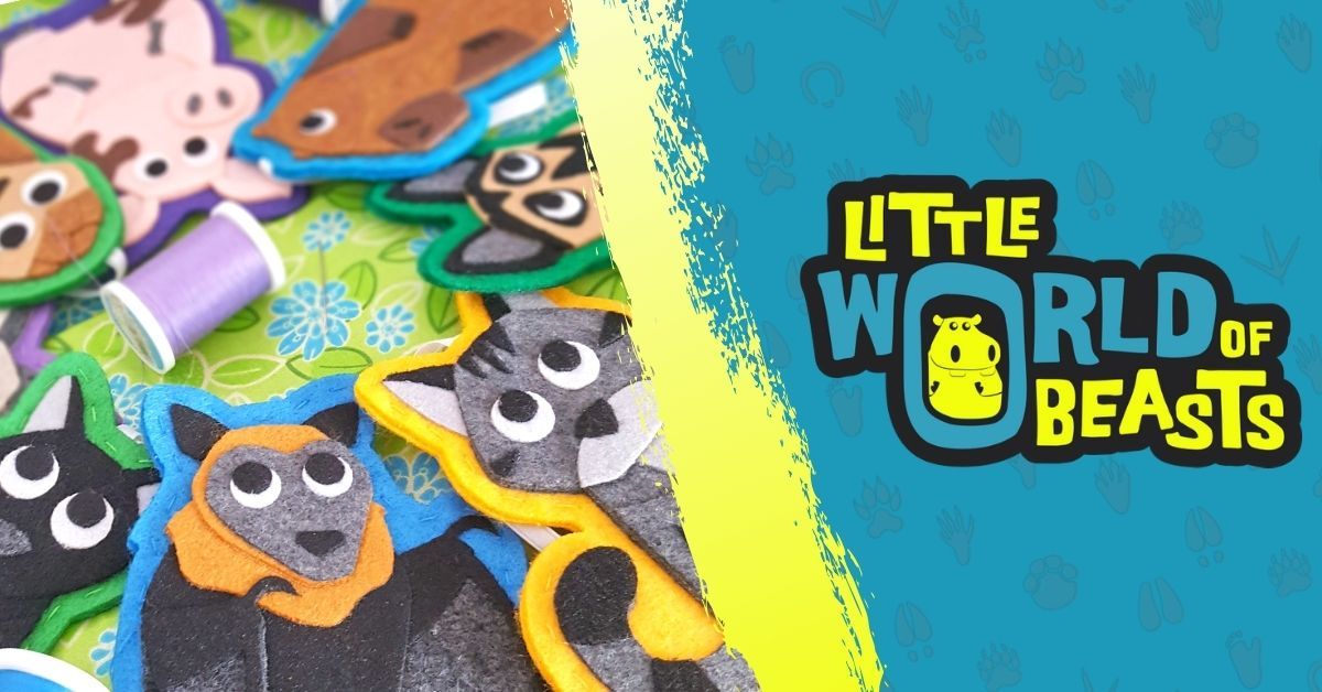 Little World of Beasts - Felt Animal Ornaments, Patches and Art