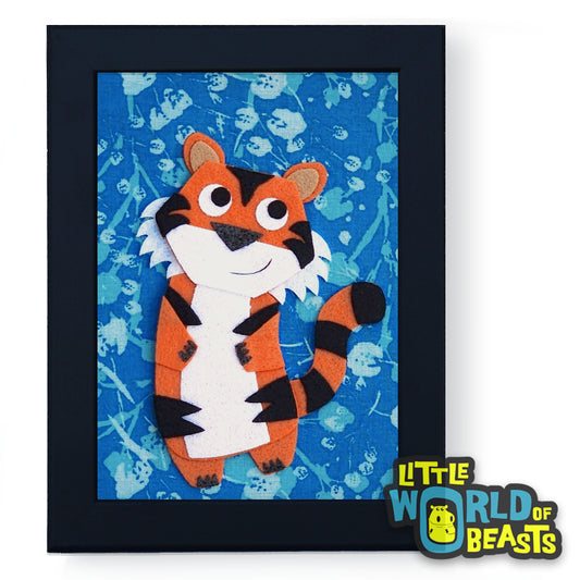 Kiki the Tiger Framed Nursery Art