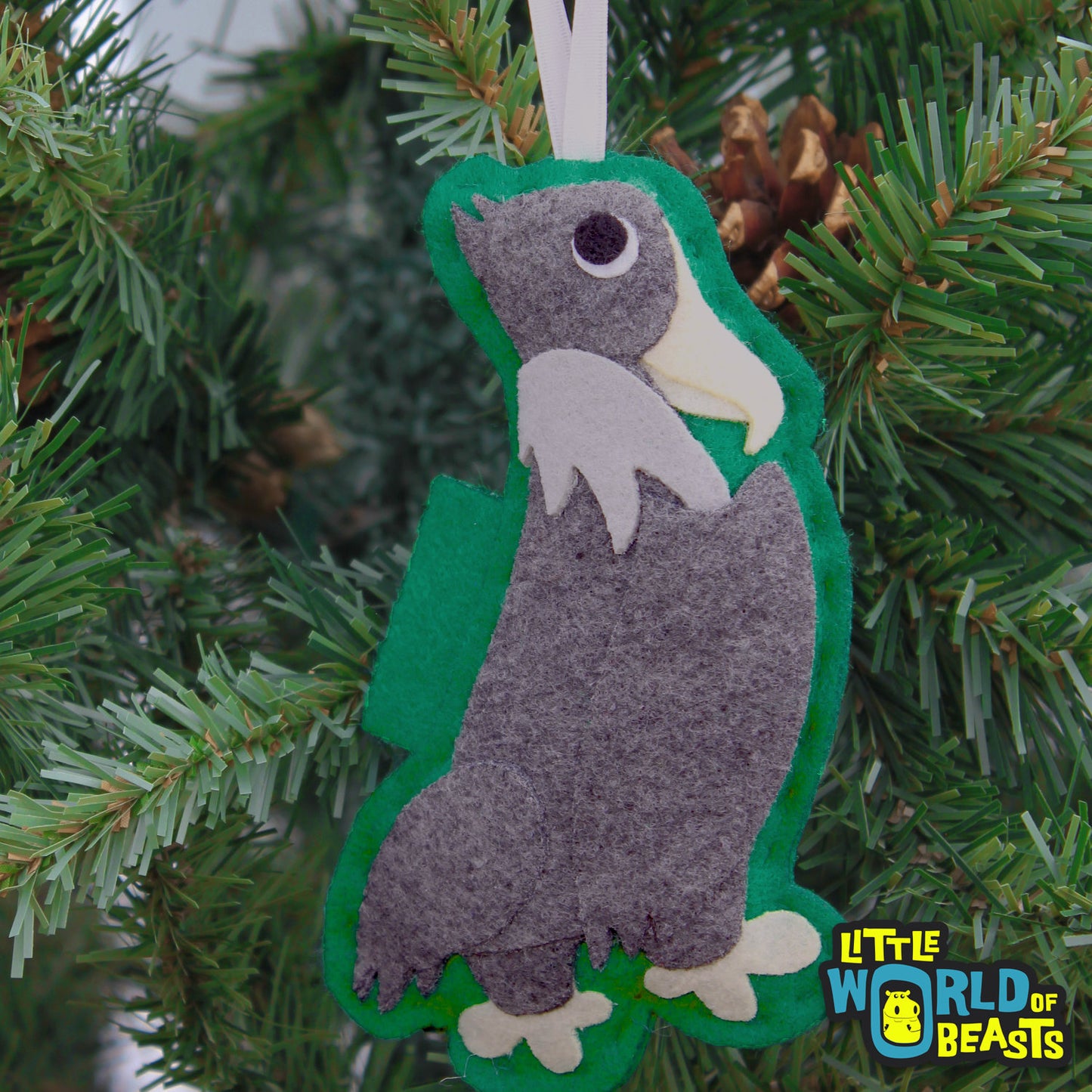 Shoebill Christmas Ornament