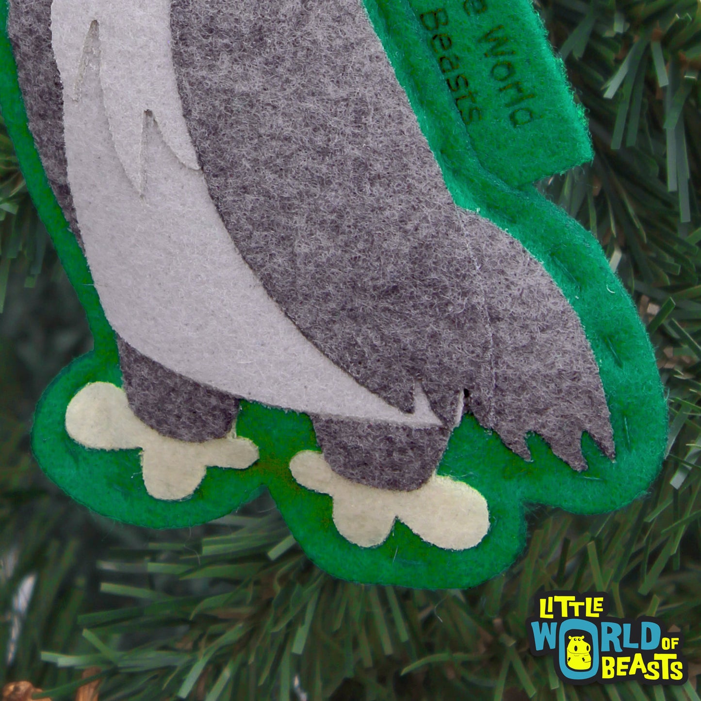 Shoebill Christmas Ornament