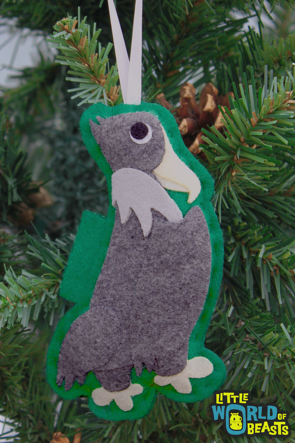 Shoebill Christmas Ornament