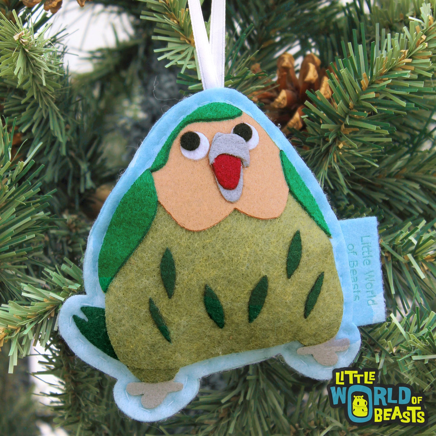 Kakapo Christmas Ornament - Felt