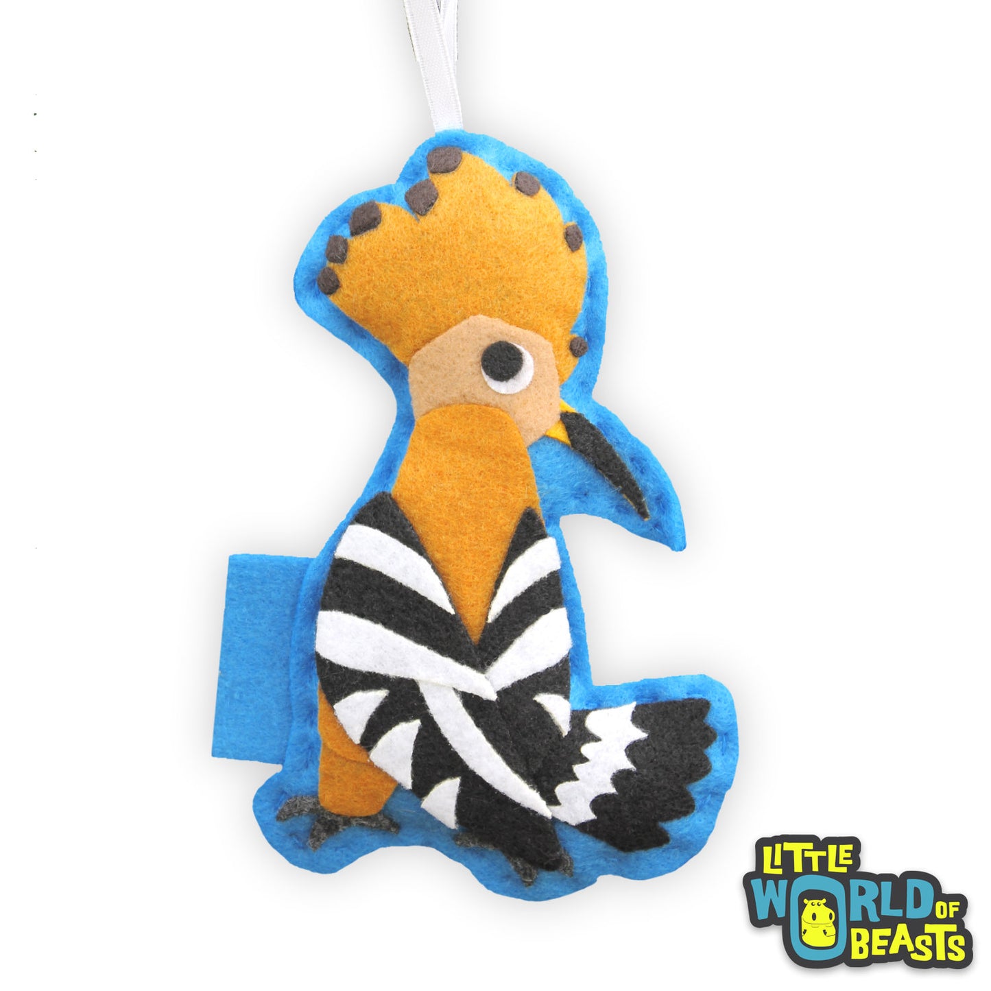 Hoopoe - Christmas Ornament - Felt Bird