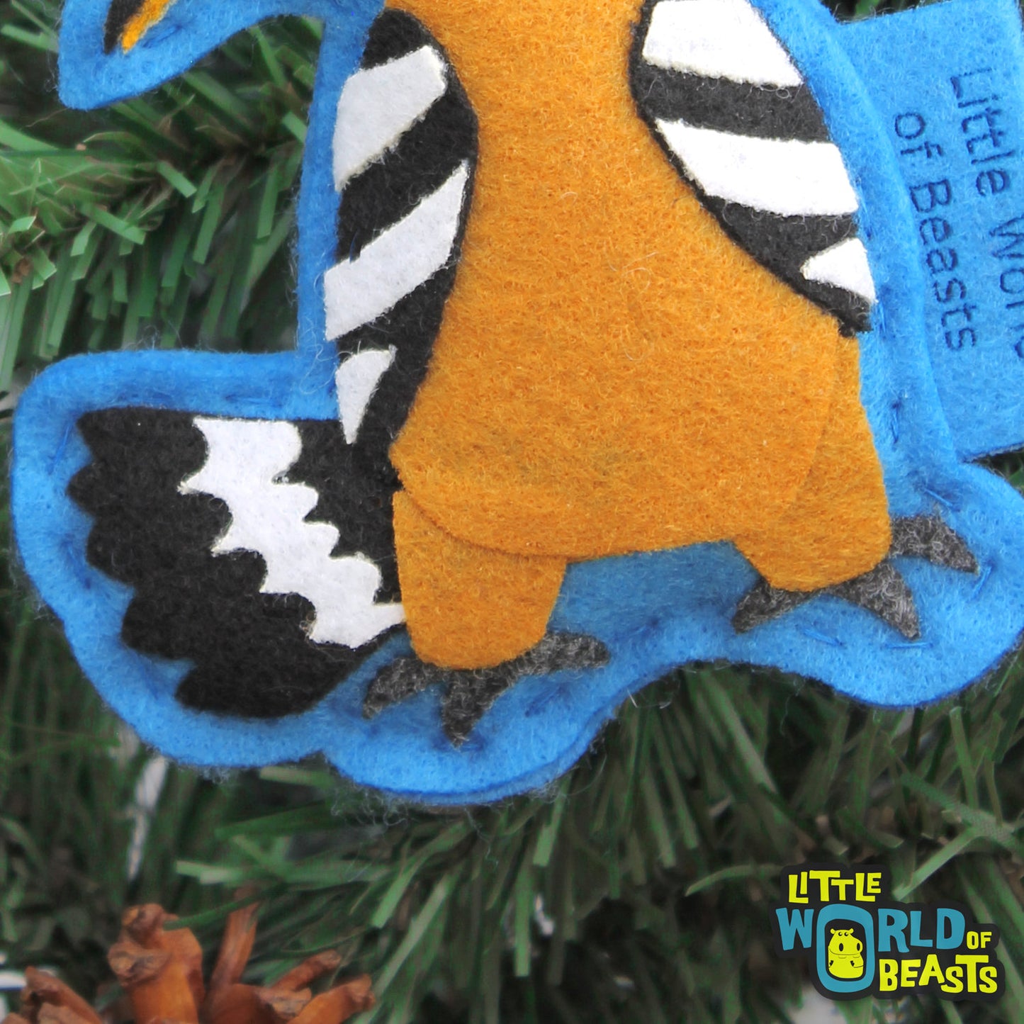 Hoopoe - Christmas Ornament - Felt Bird