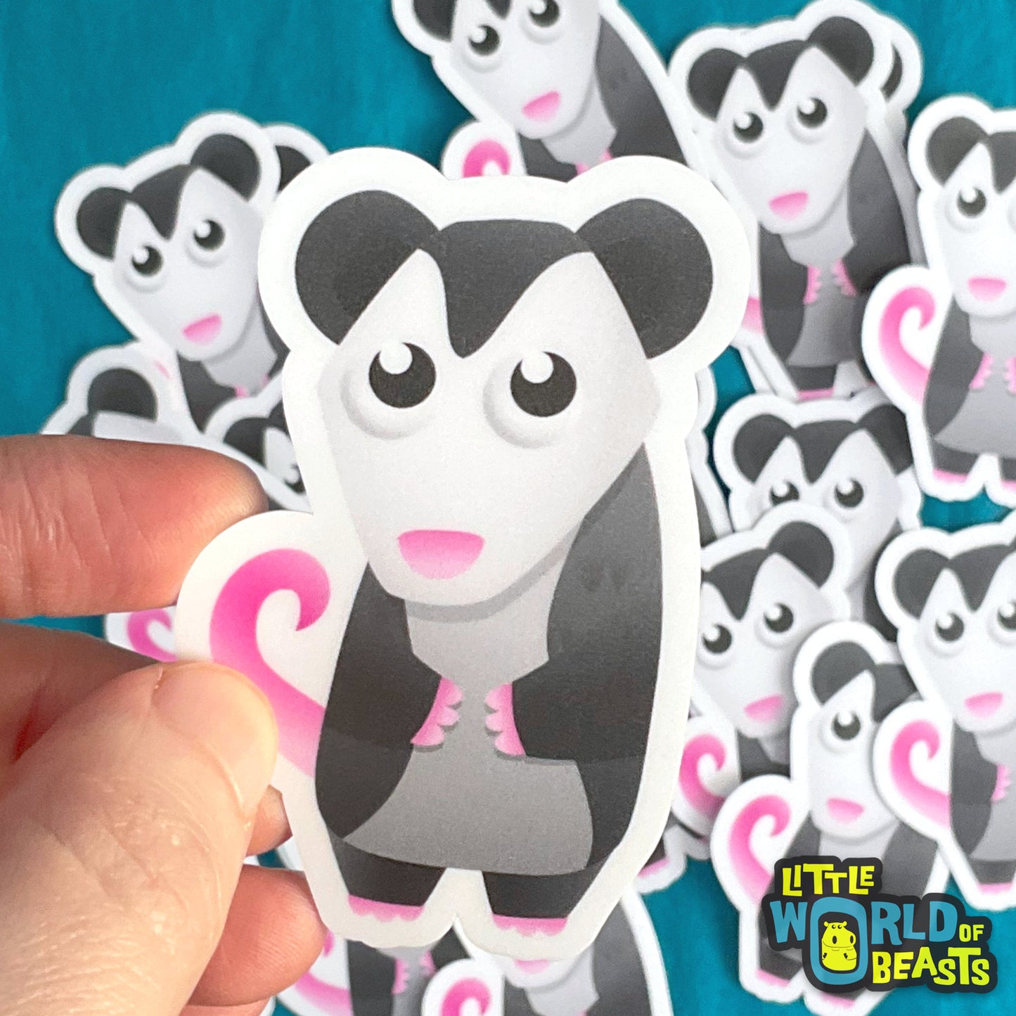 Opossum Vinyl Sticker