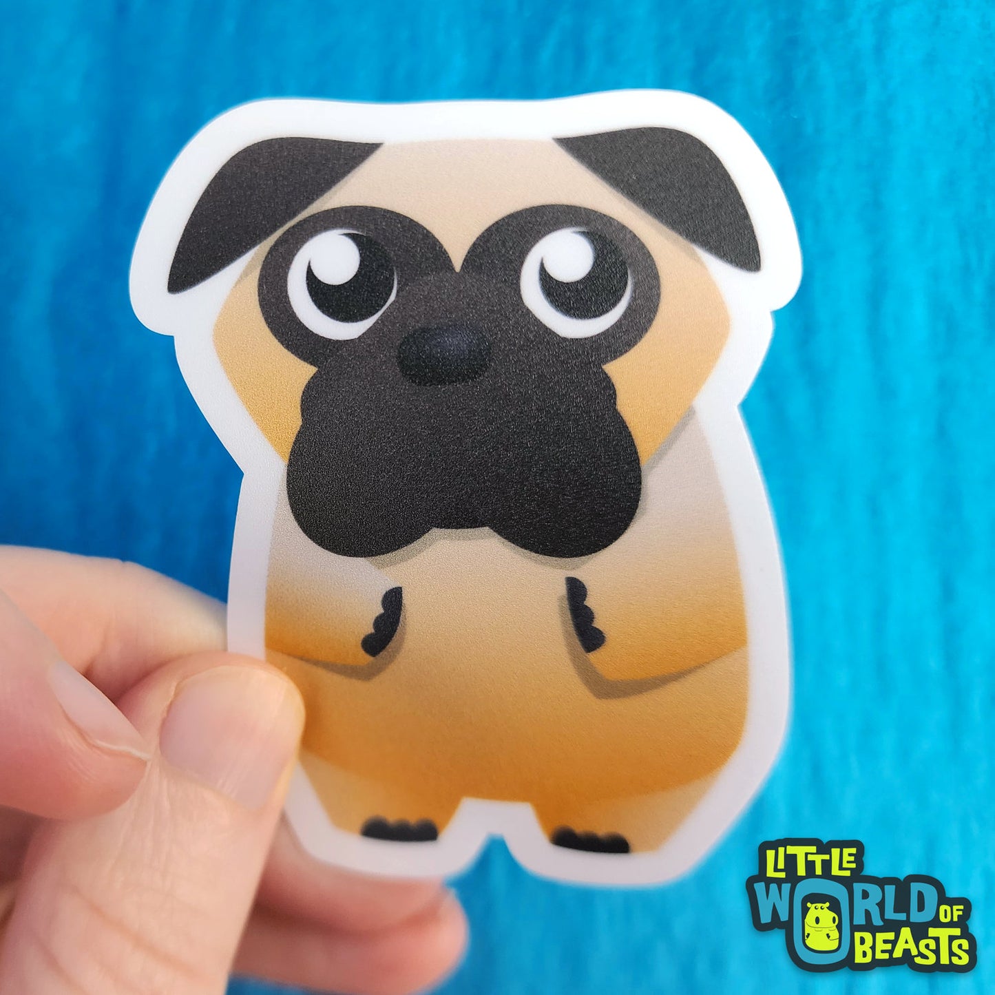 Pug Vinyl Sticker