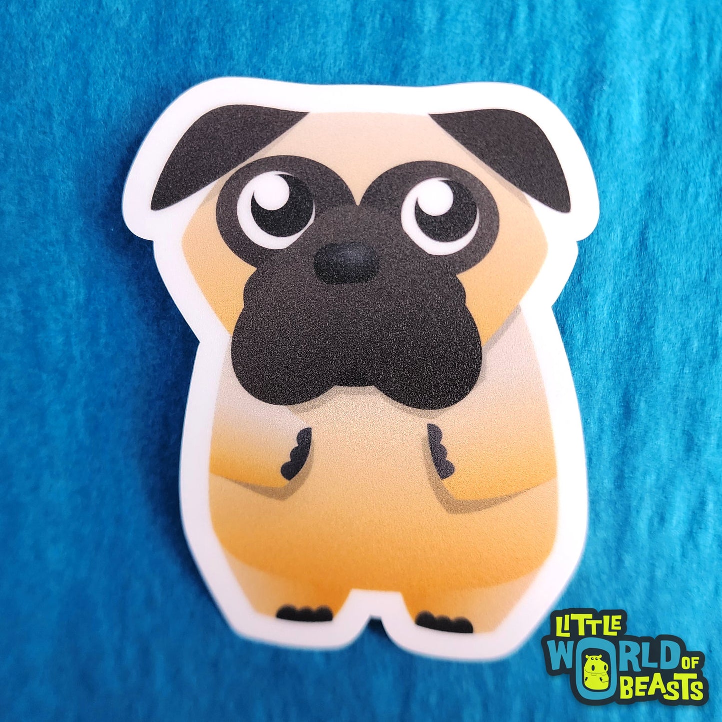 Pug Vinyl Sticker