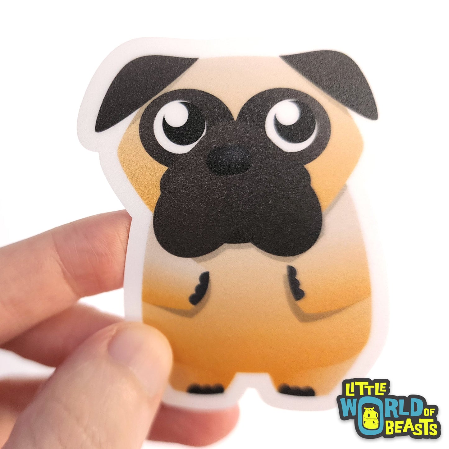 Pug Vinyl Sticker