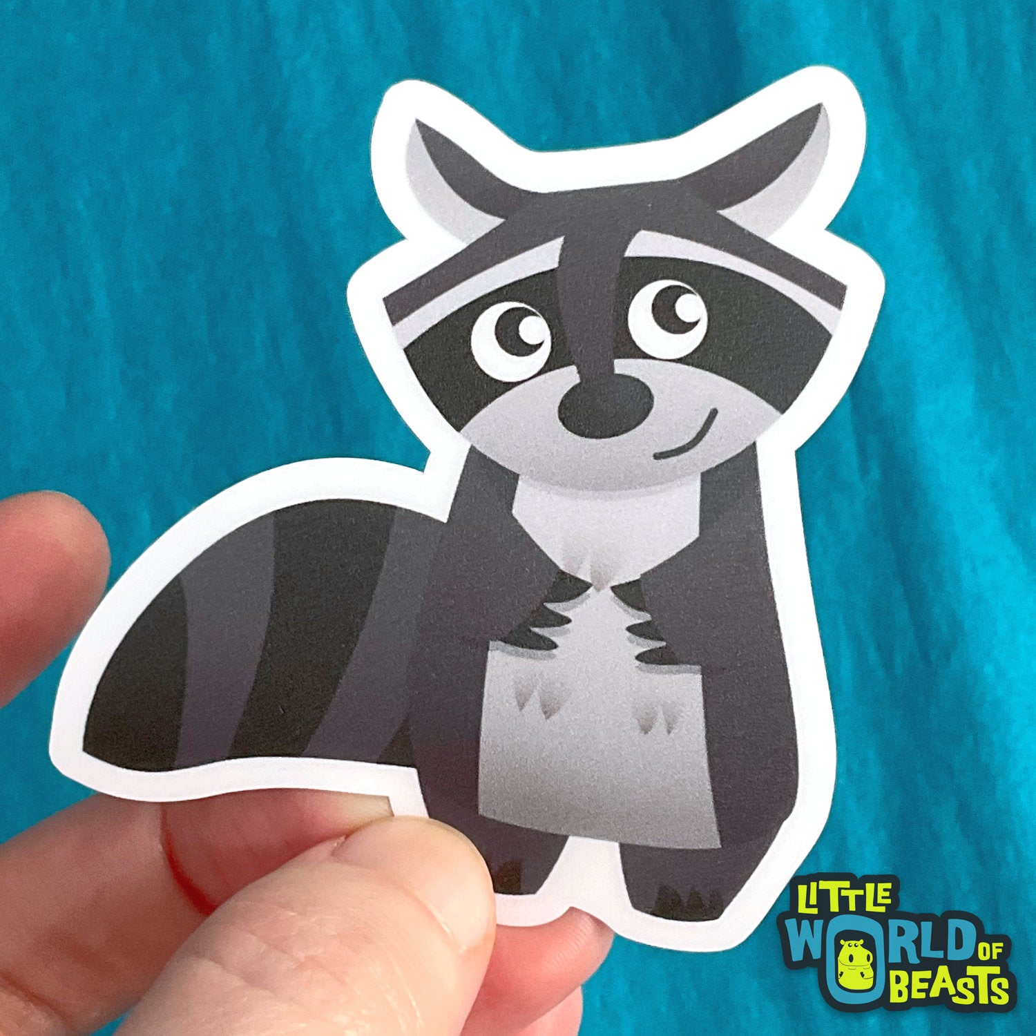 Raccoon Vinyl Sticker