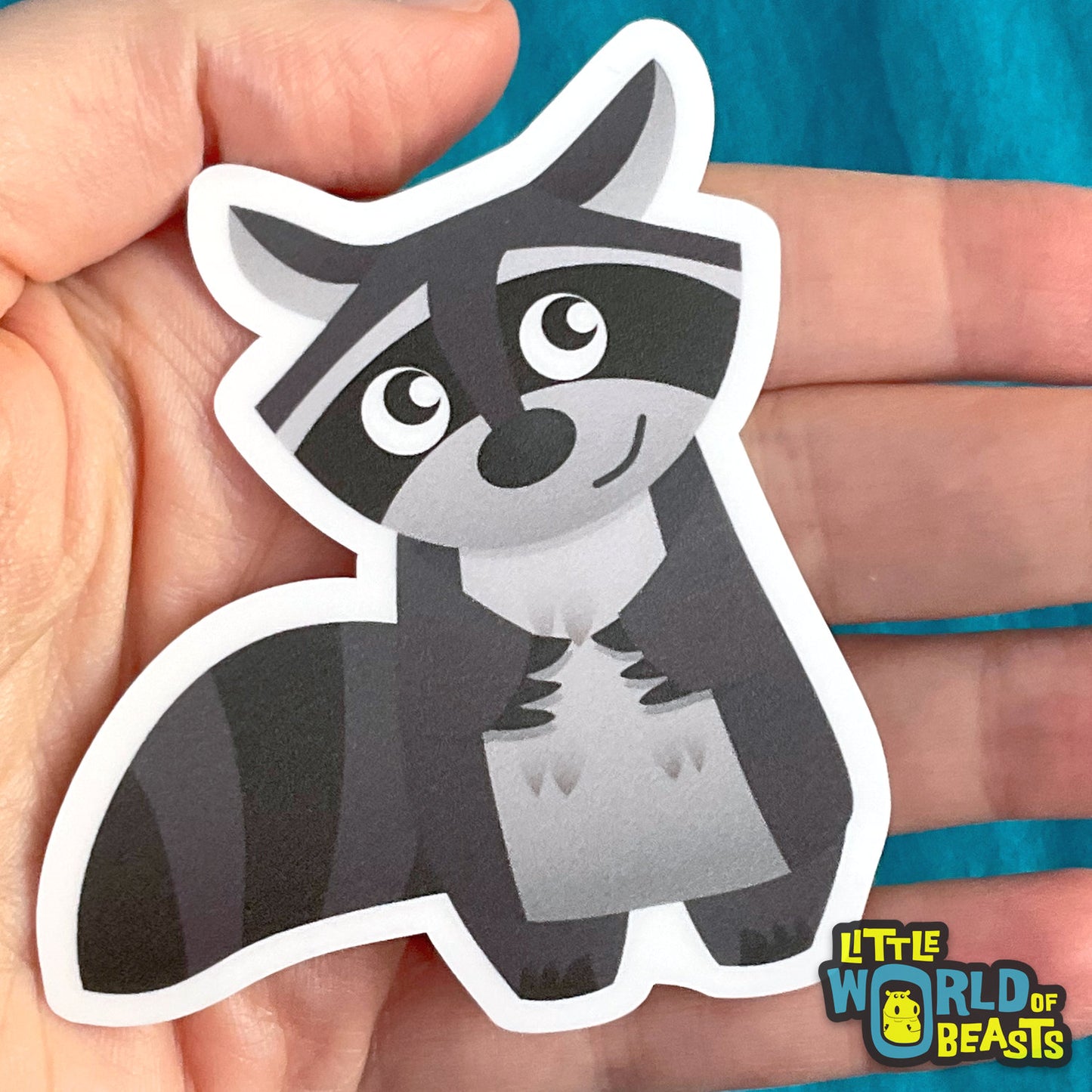 Raccoon Vinyl Sticker