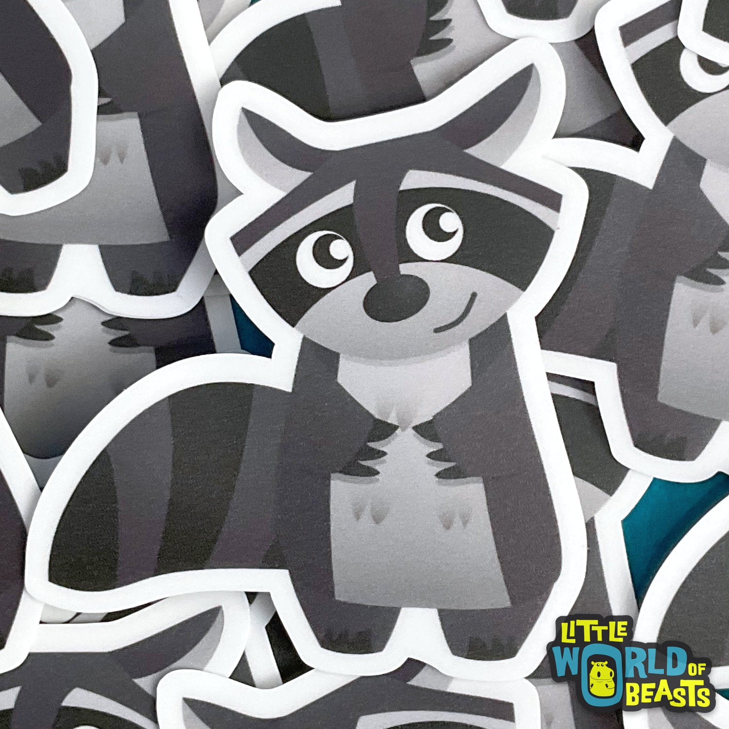 Raccoon Vinyl Sticker