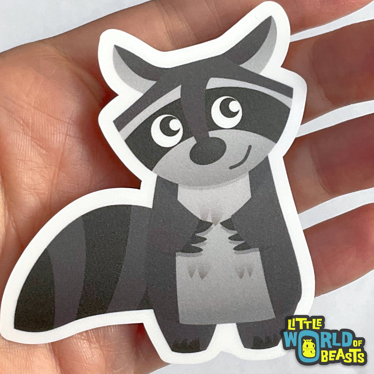 Raccoon Vinyl Sticker