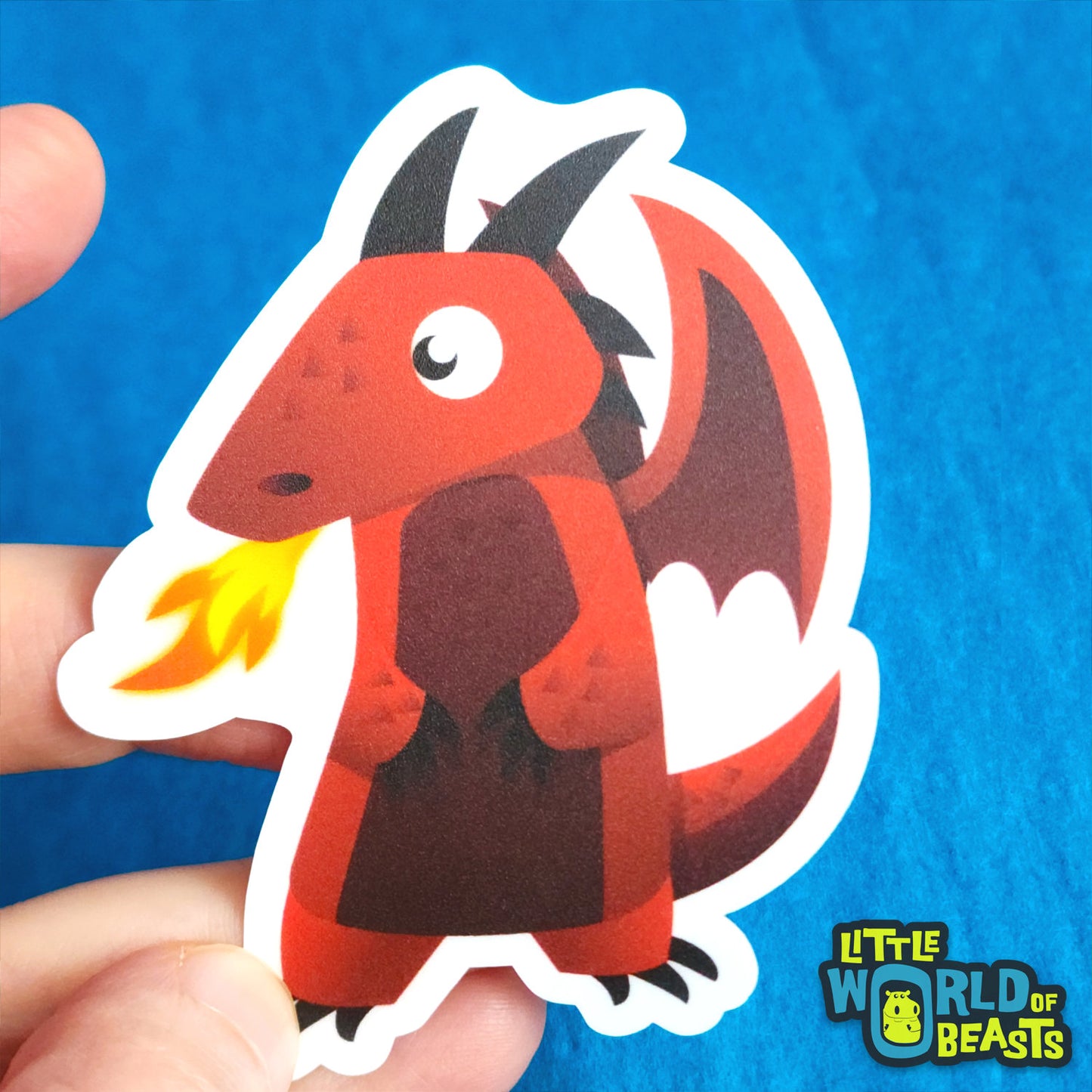 Red Dragon Vinyl Sticker