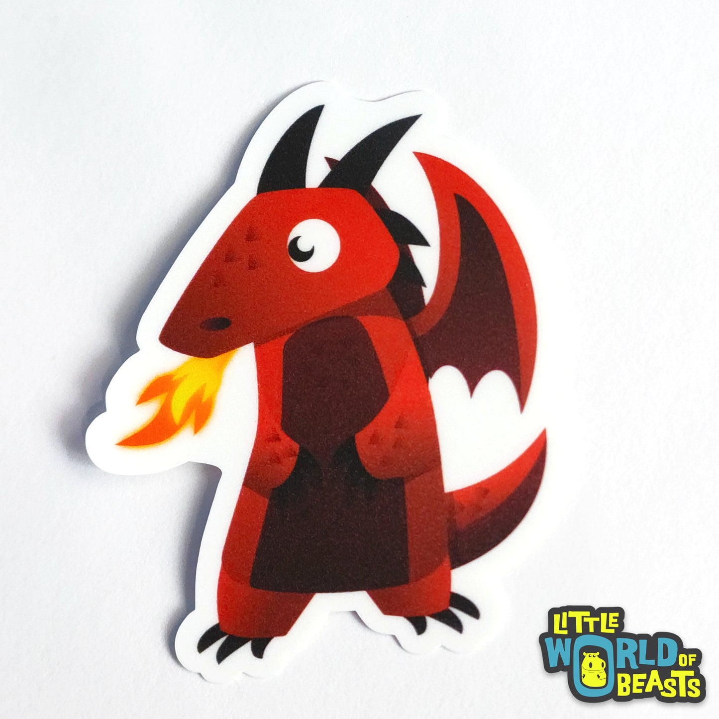 Red Dragon Vinyl Sticker