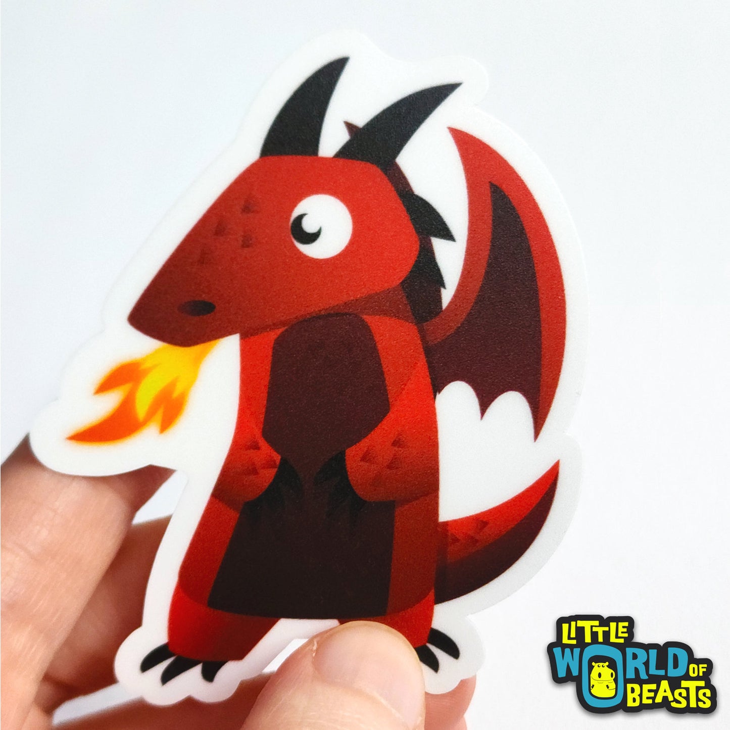 Red Dragon Vinyl Sticker