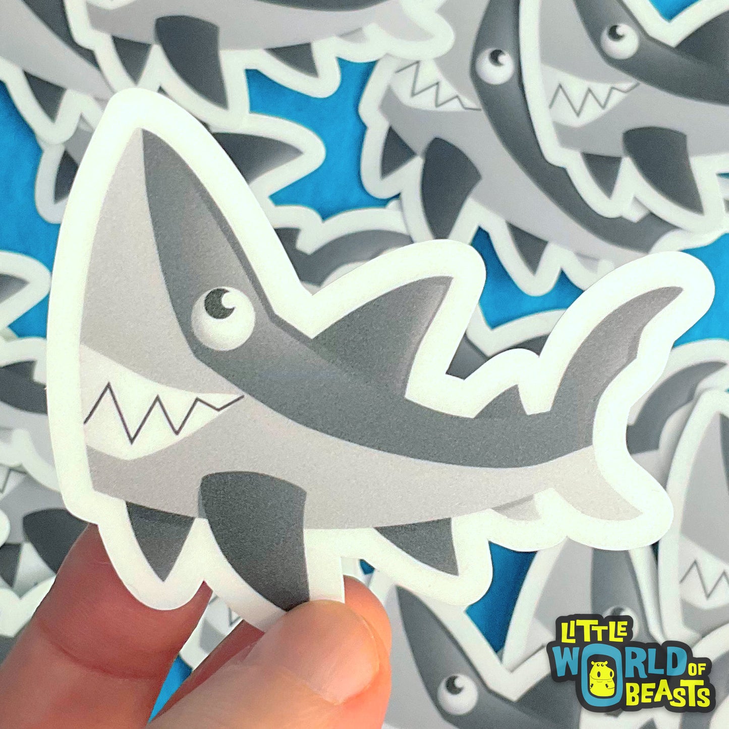 Great White Shark Vinyl Sticker