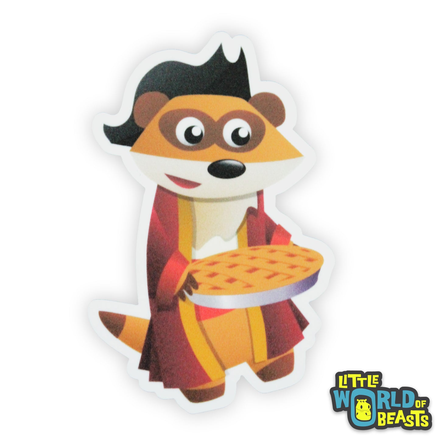 Meerkat Pirate Captain - Vinyl Sticker