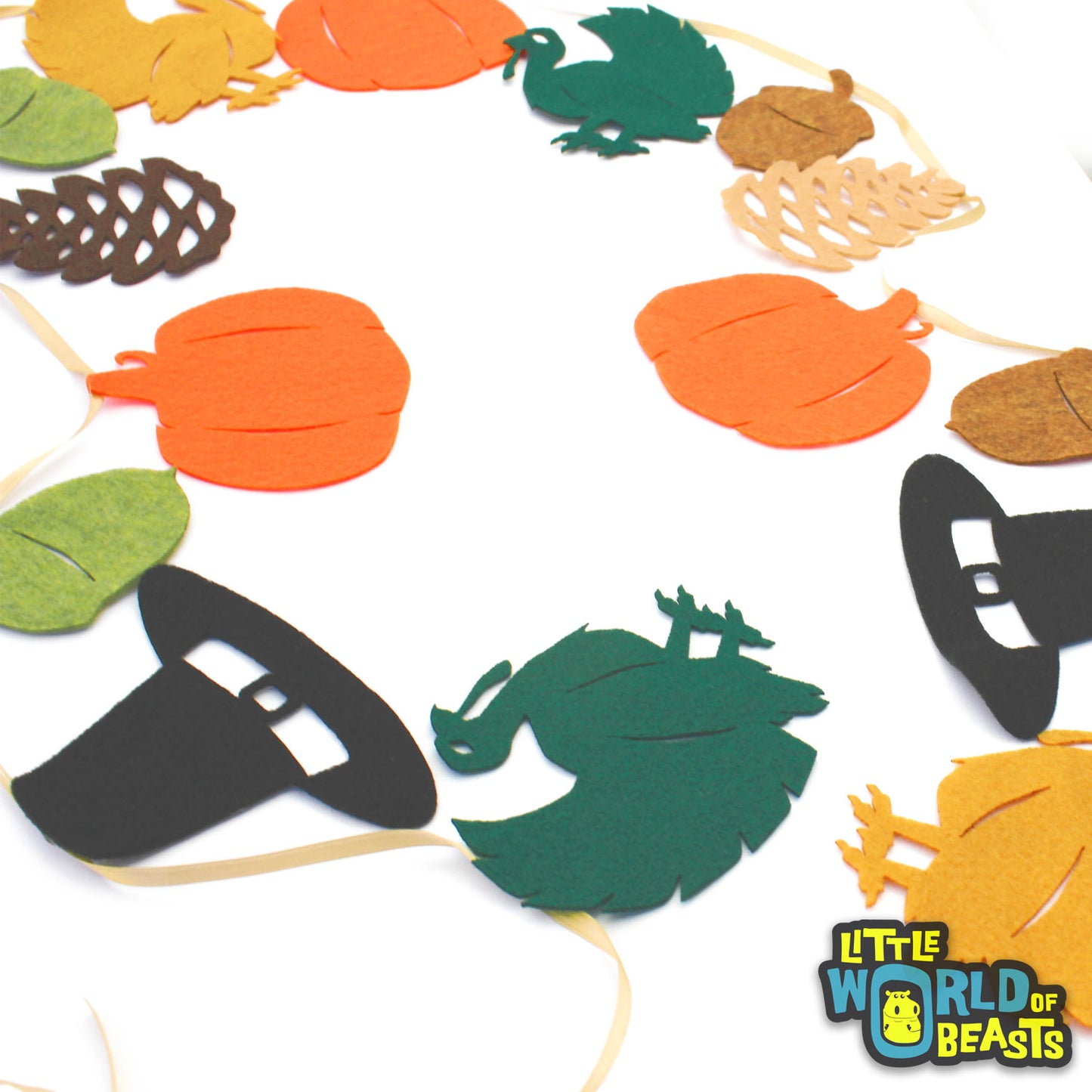 Assorted Thanksgiving Shapes - 30 Pre-cut Shapes