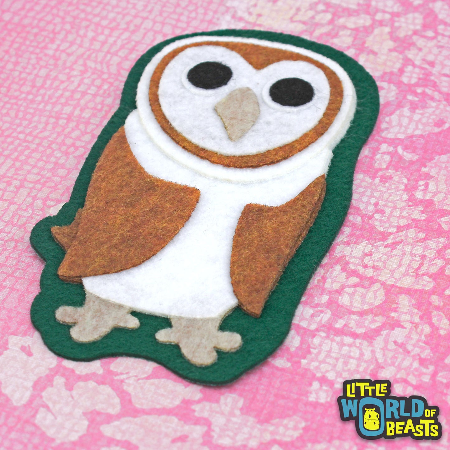 Animal Applique - Barn Owl - Little World of Beasts