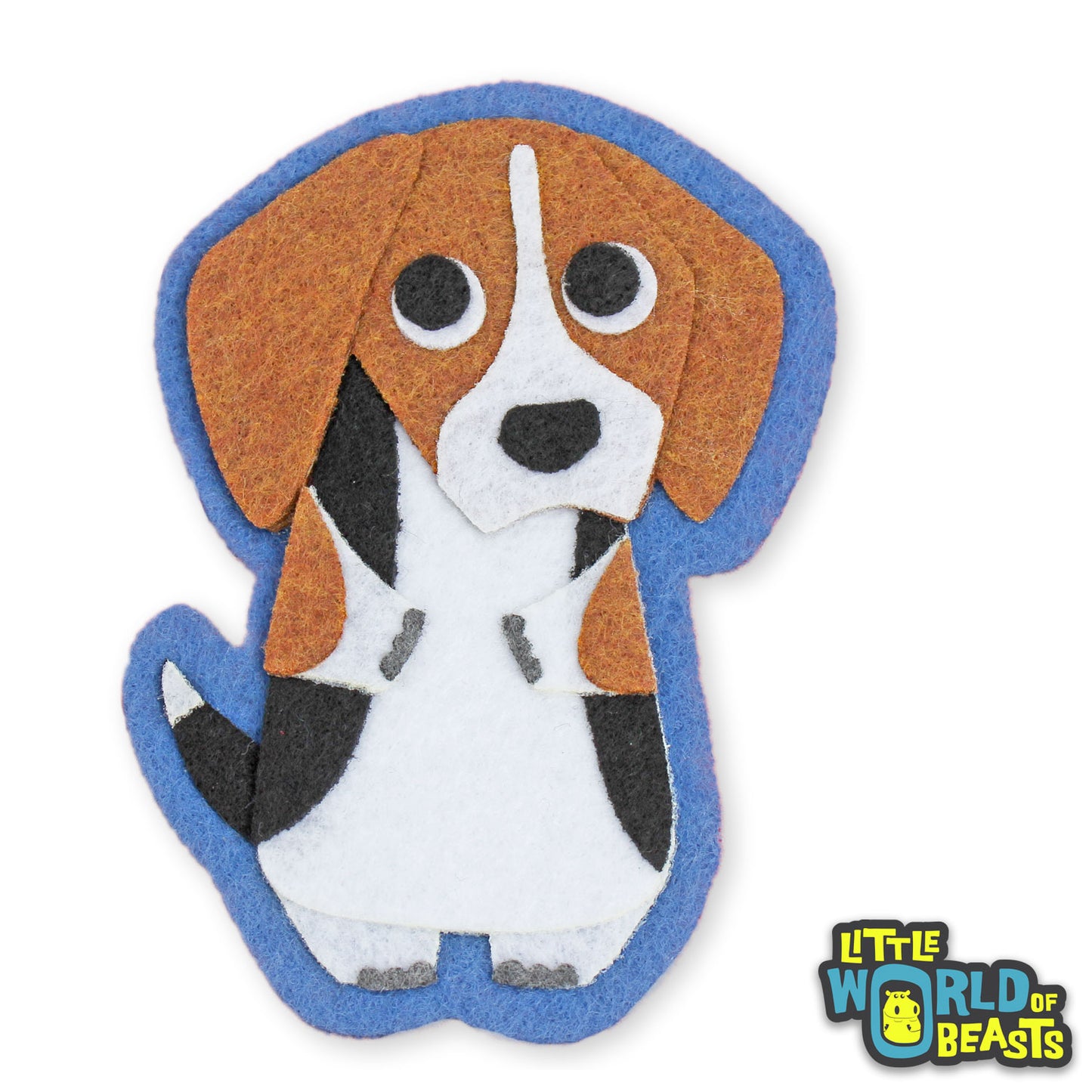 Barclay the Beagle - Felt Patch - Dog Applique