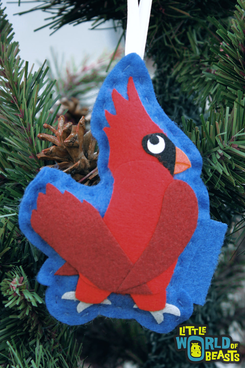 Bird Ornament - Cardinal