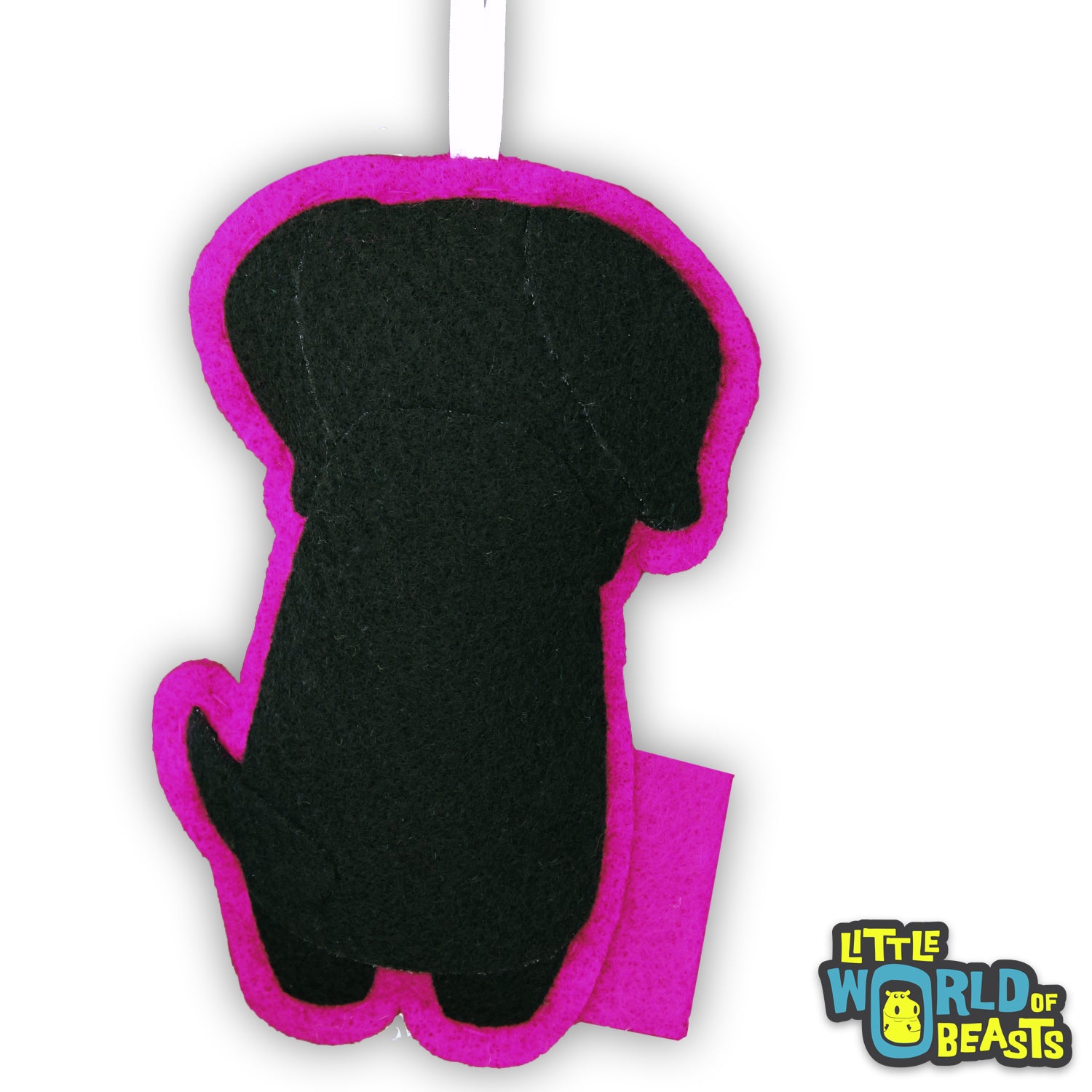 Black Lab - Felt Christmas Ornament