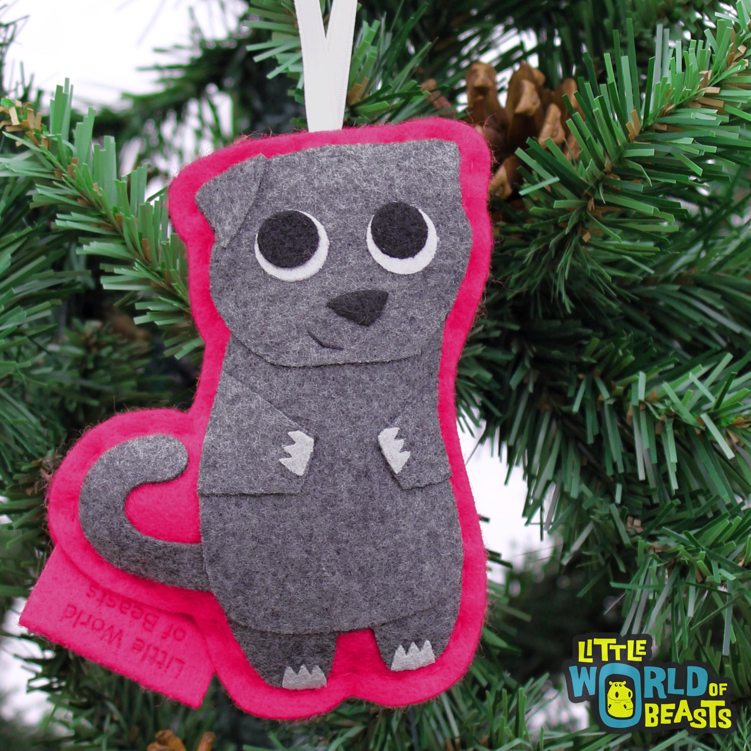 Cat Ornament -Scottish Fold- Little World of Beasts