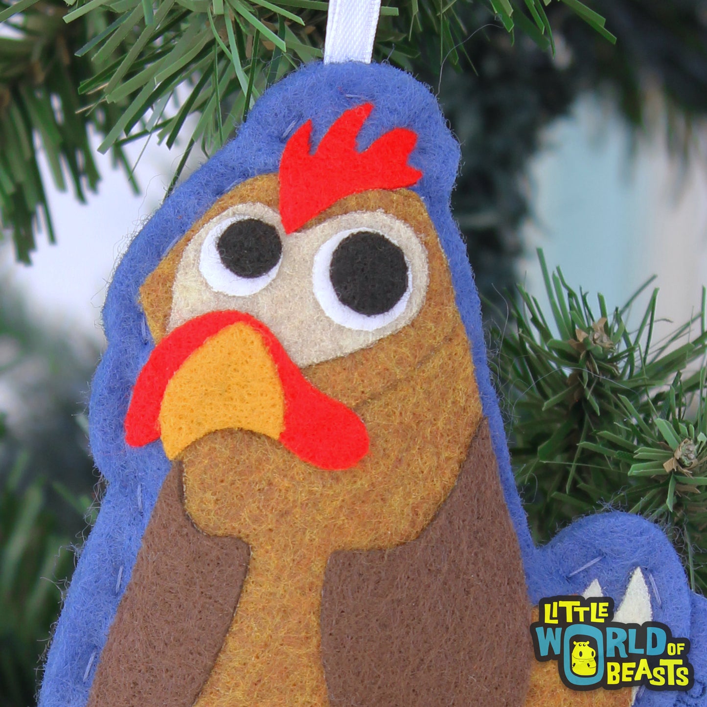 Chicken Christmas Ornament 