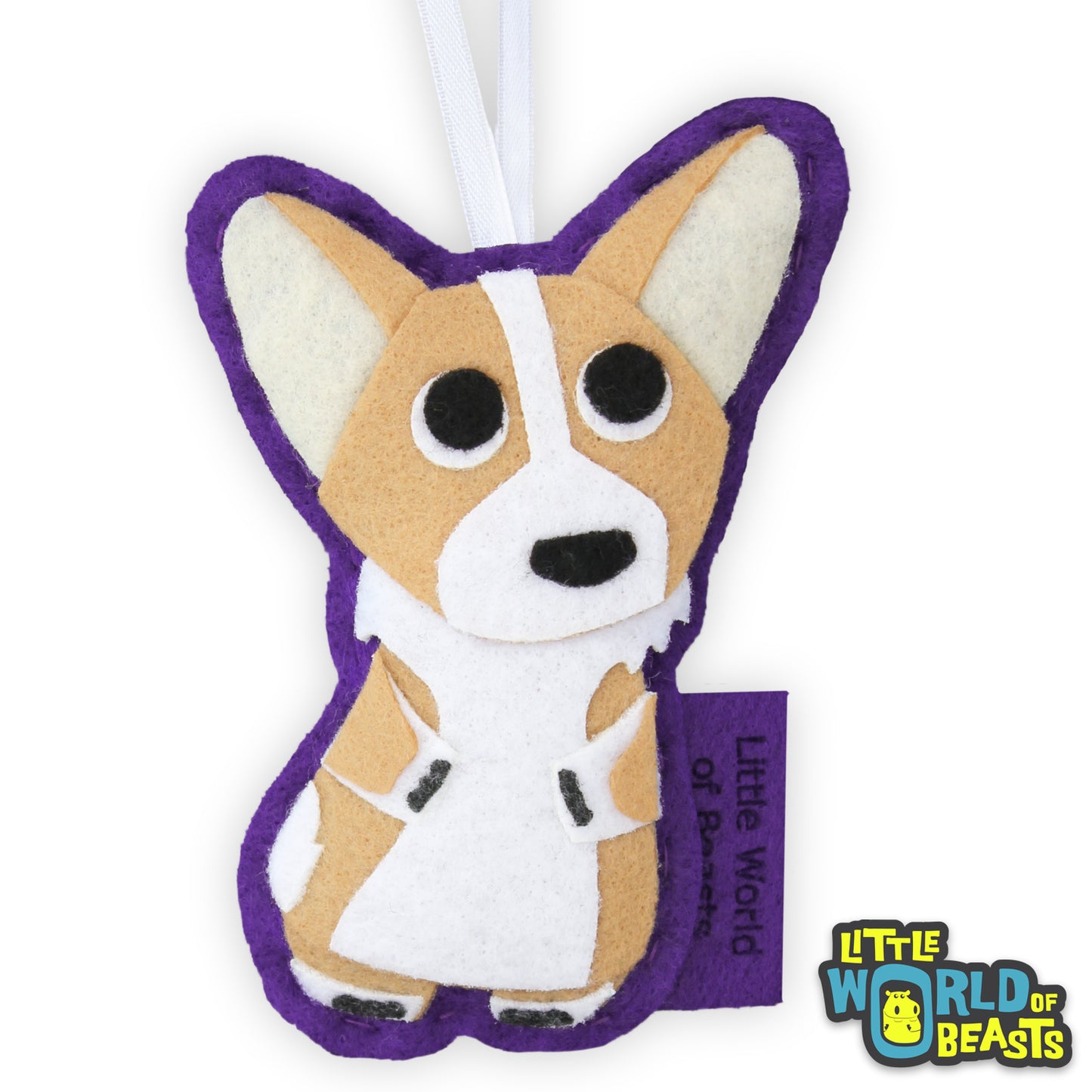 Corgi - Felt Christmas Ornament