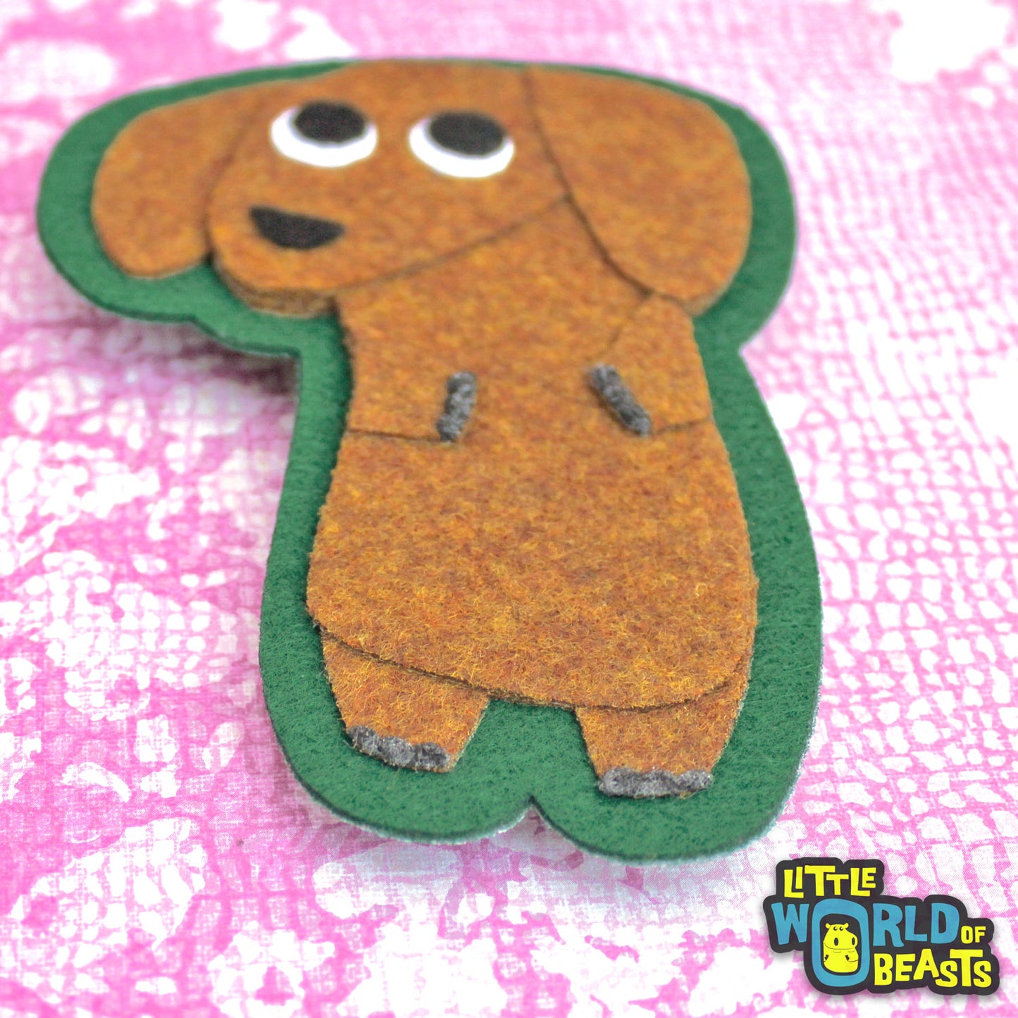 Mitzi the Dachshund Dog Sew On Patch