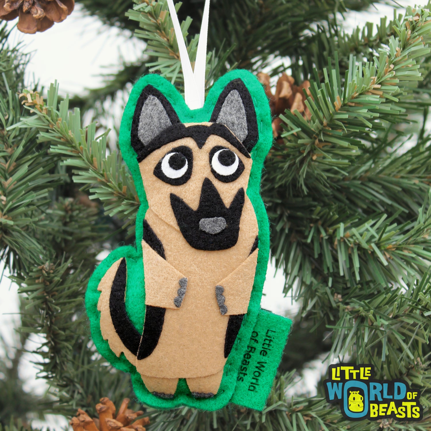 German shepherd ornament sale