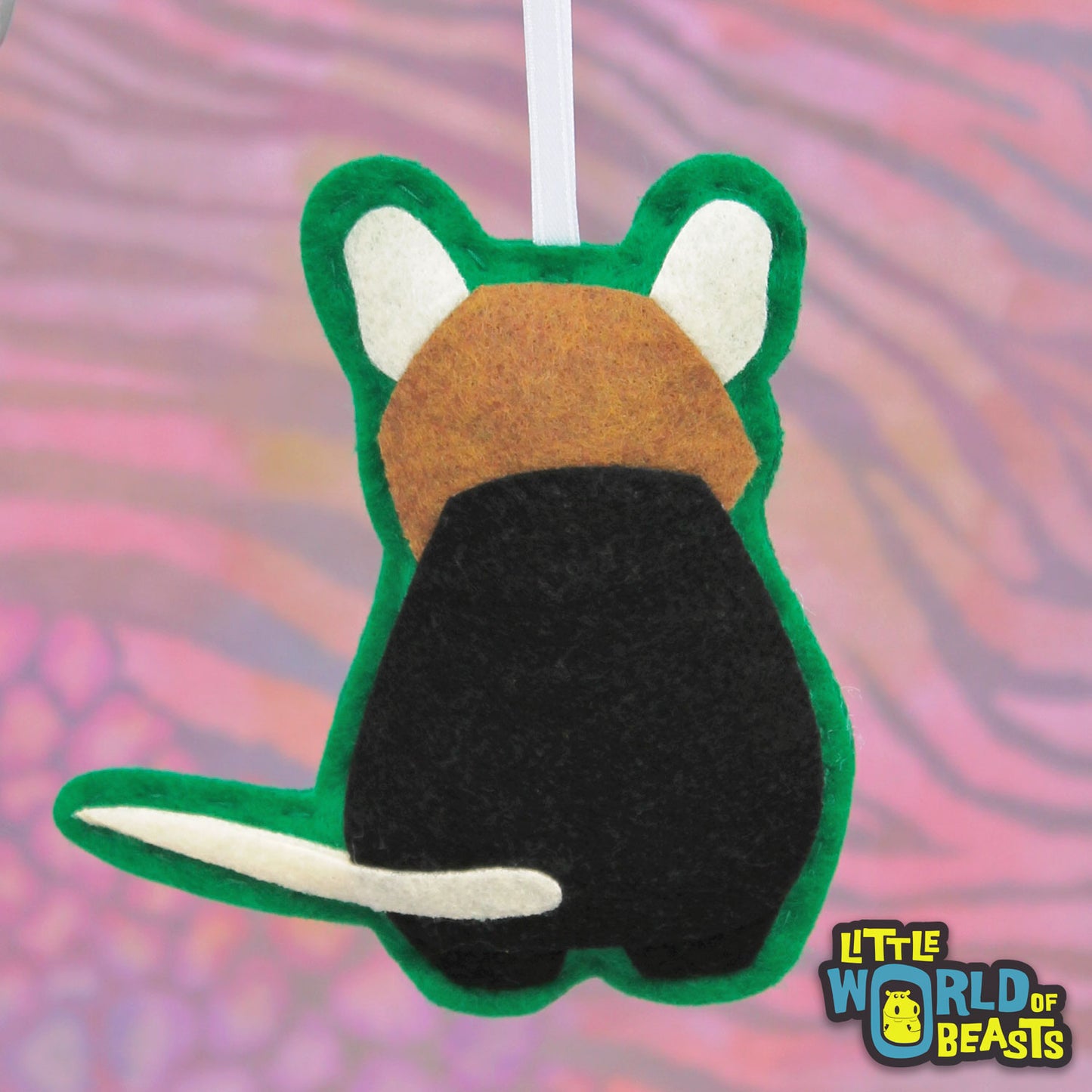 Elephant Shrew Handmade Christmas Ornament