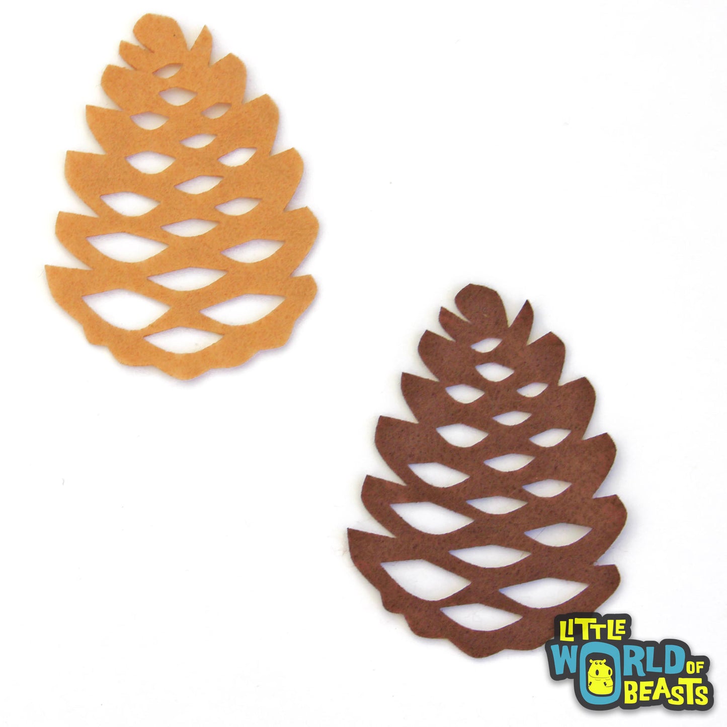 Pinecone - Laser Cut Felt Shape for Crafting and Garlands