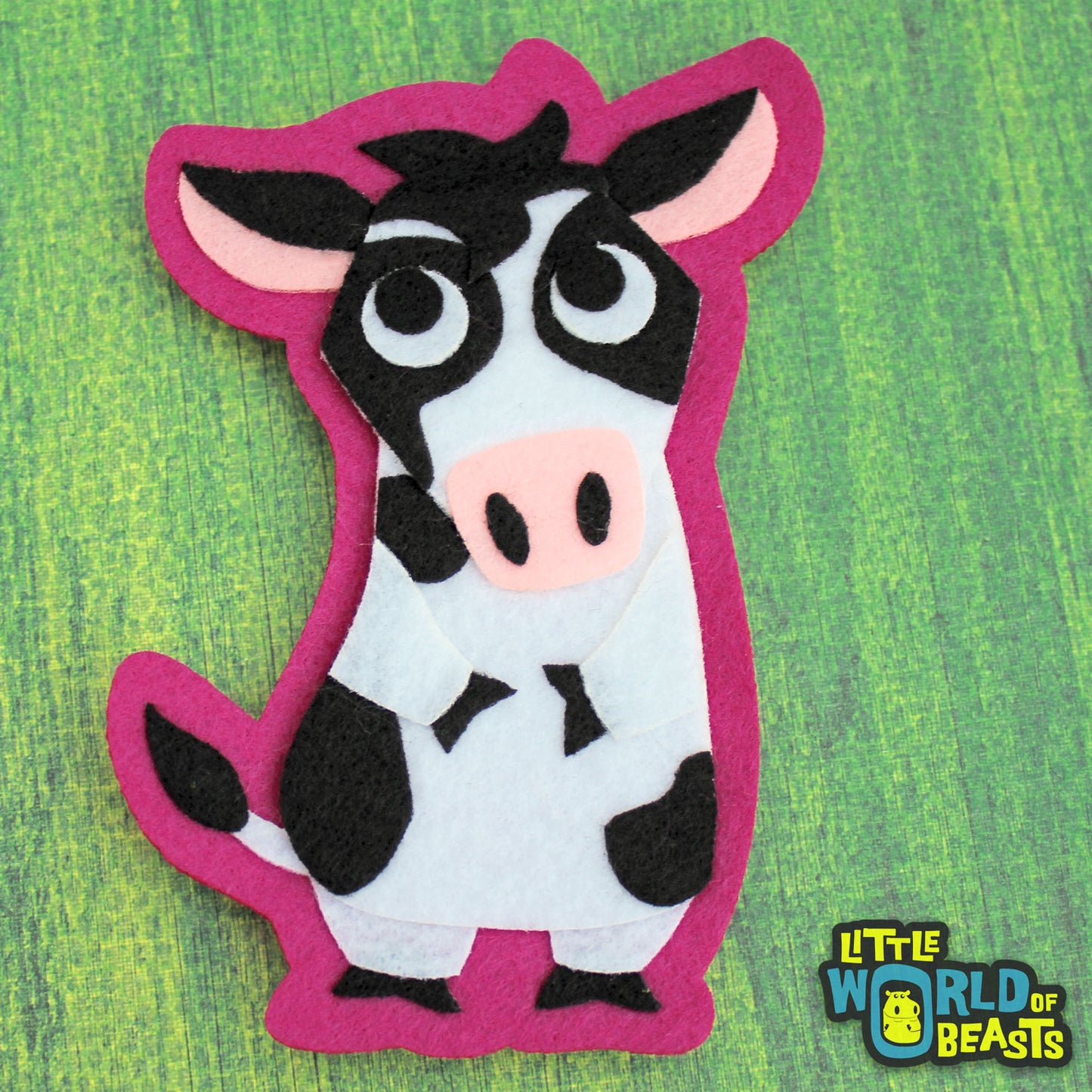 Cow - Felt Farm Applique