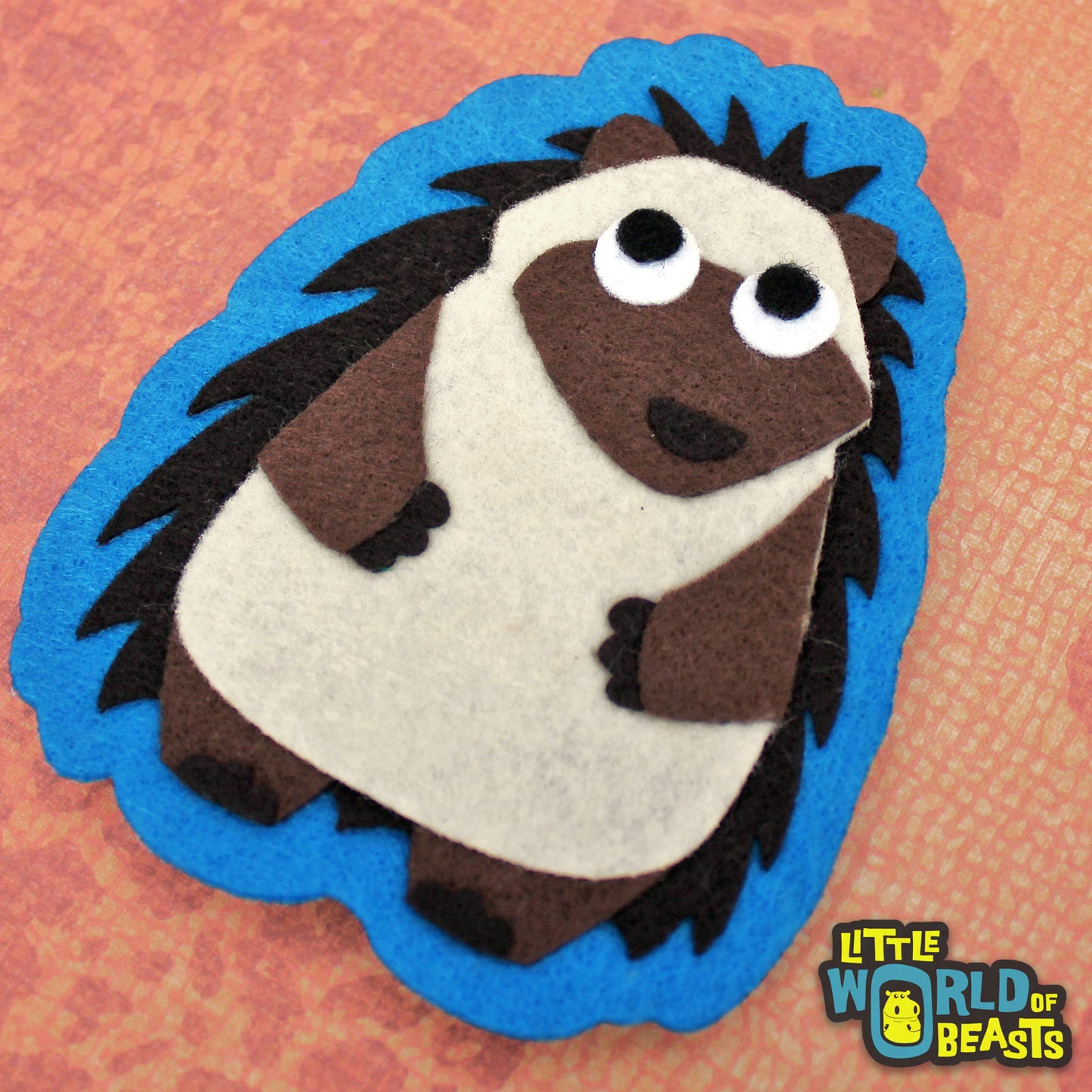 Felt Animal Patch - Hedgehog