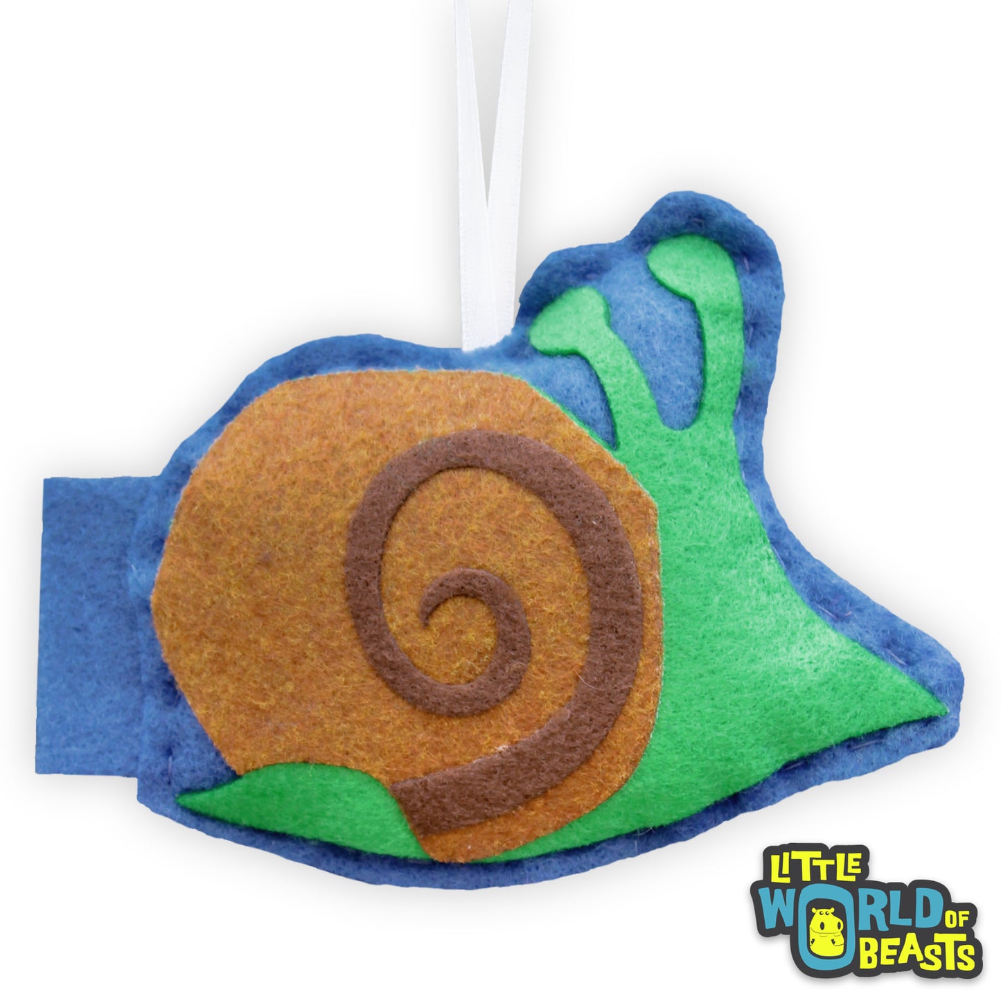 Felt Animal Ornament - Snail