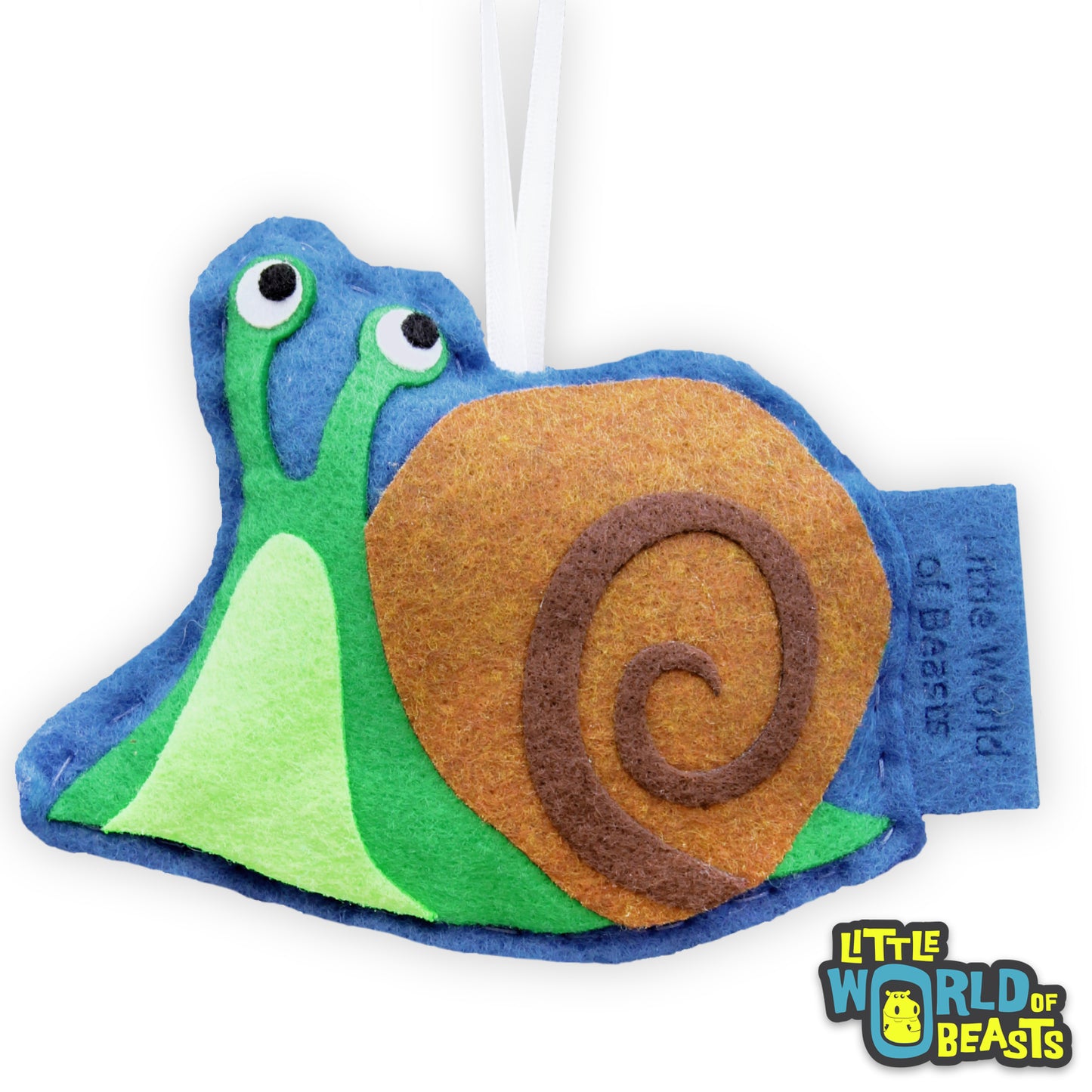 Felt Animal Ornament - Snail