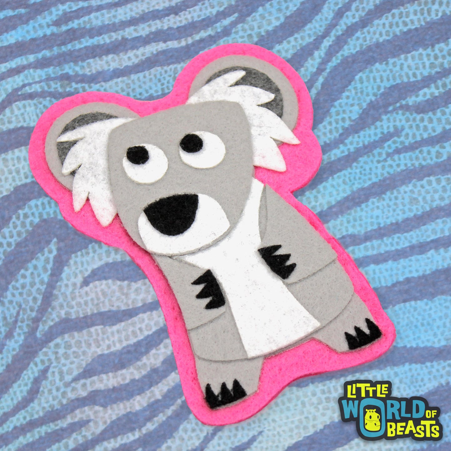 Koala - Australian Felt Animal - Sew On or Iron on Patch