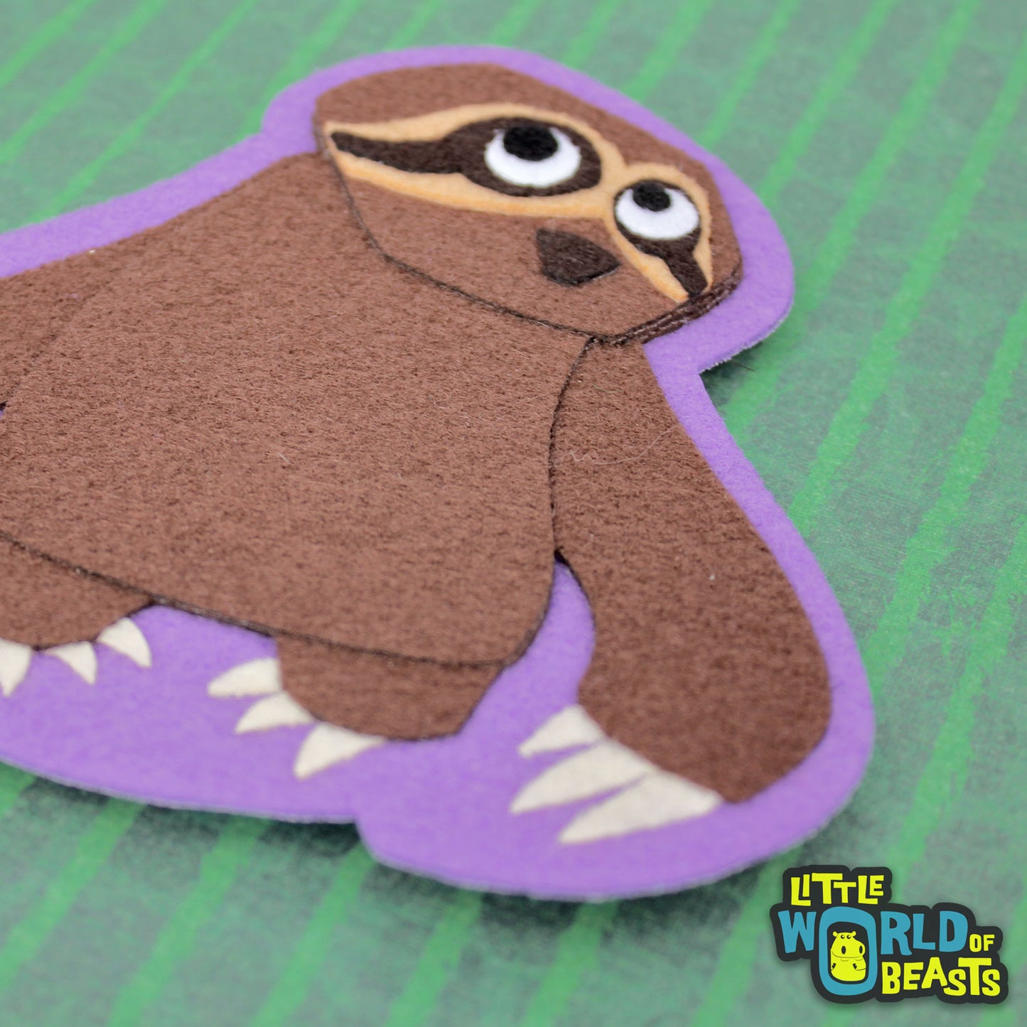 Sloth - Handmade Felt Applique Patch