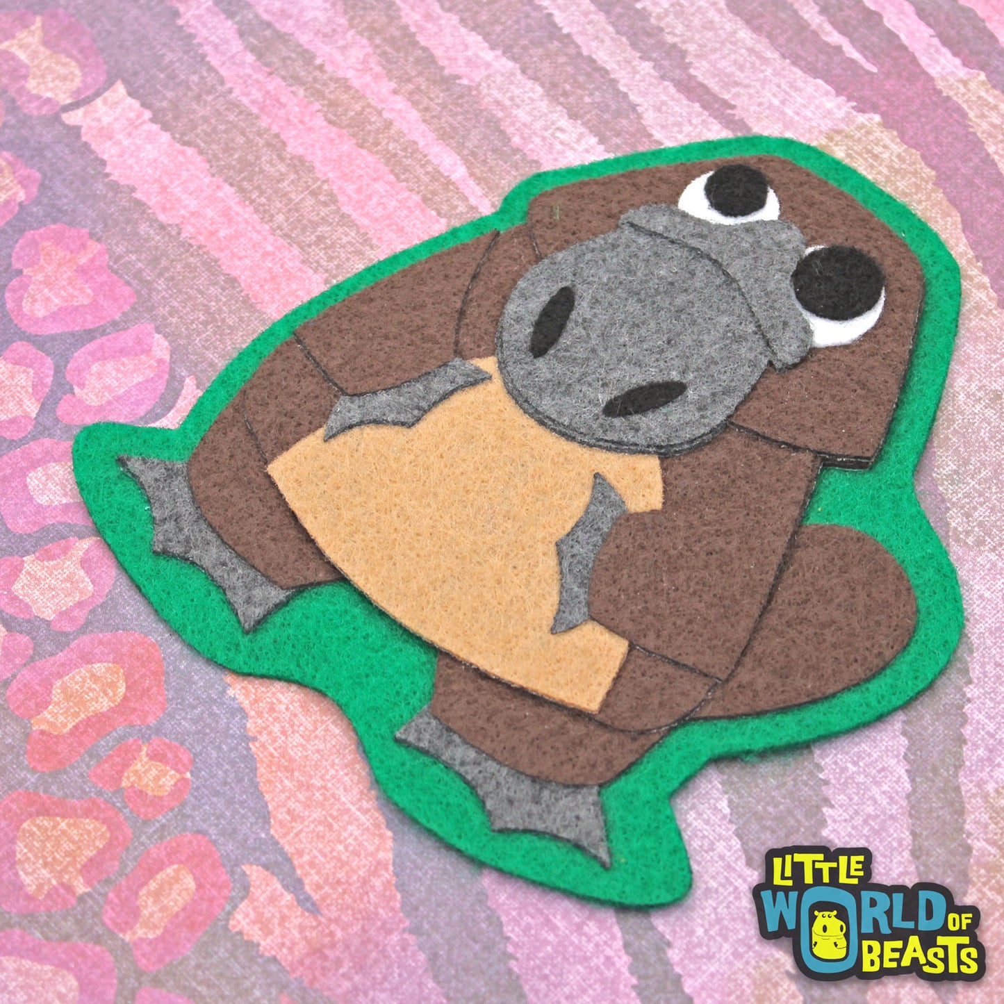 Felt Australian Animal Patch - Platypus