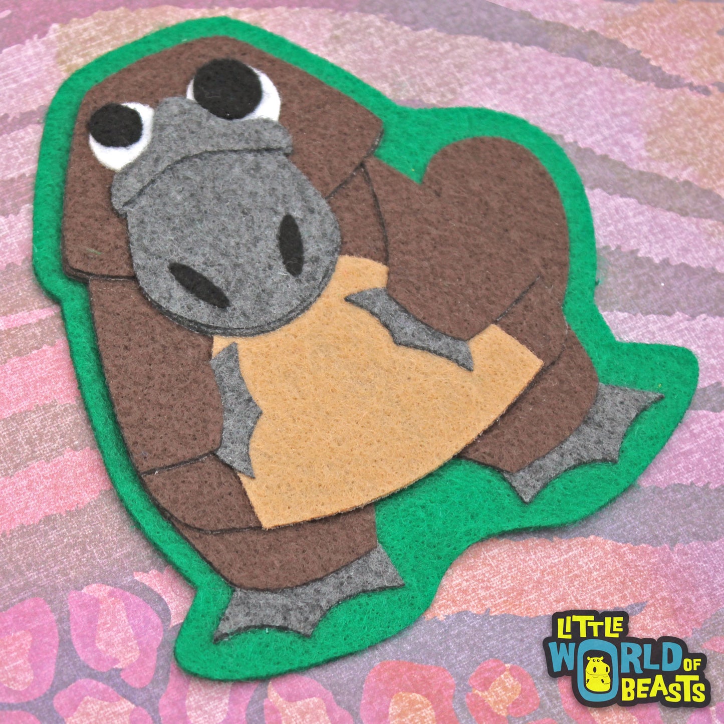 Felt Australian Animal Patch - Platypus