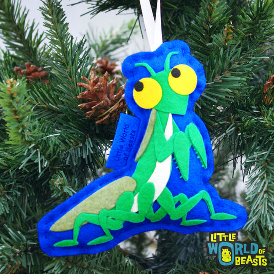 Felt Christmas Ornament -Praying Mantis