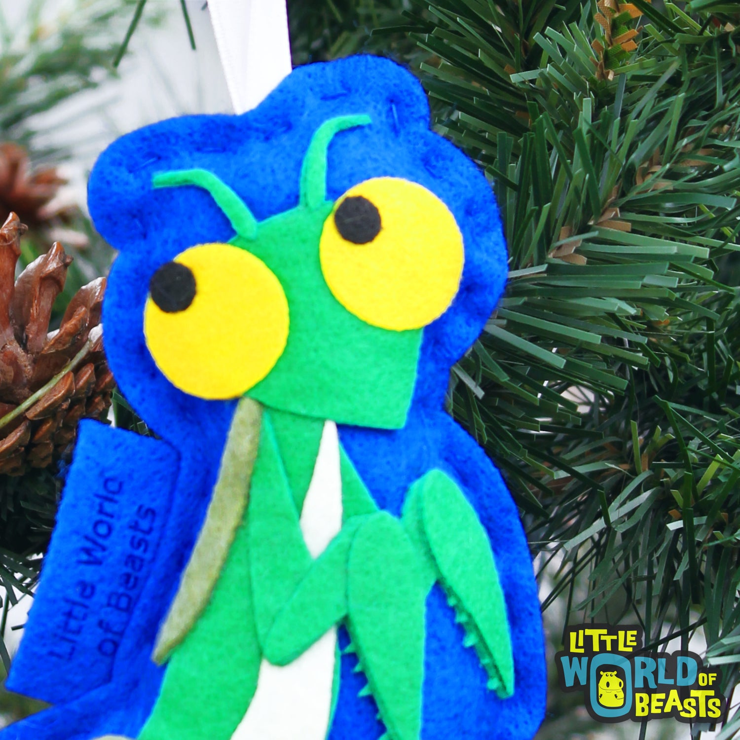 Felt Christmas Ornament -Praying Mantis