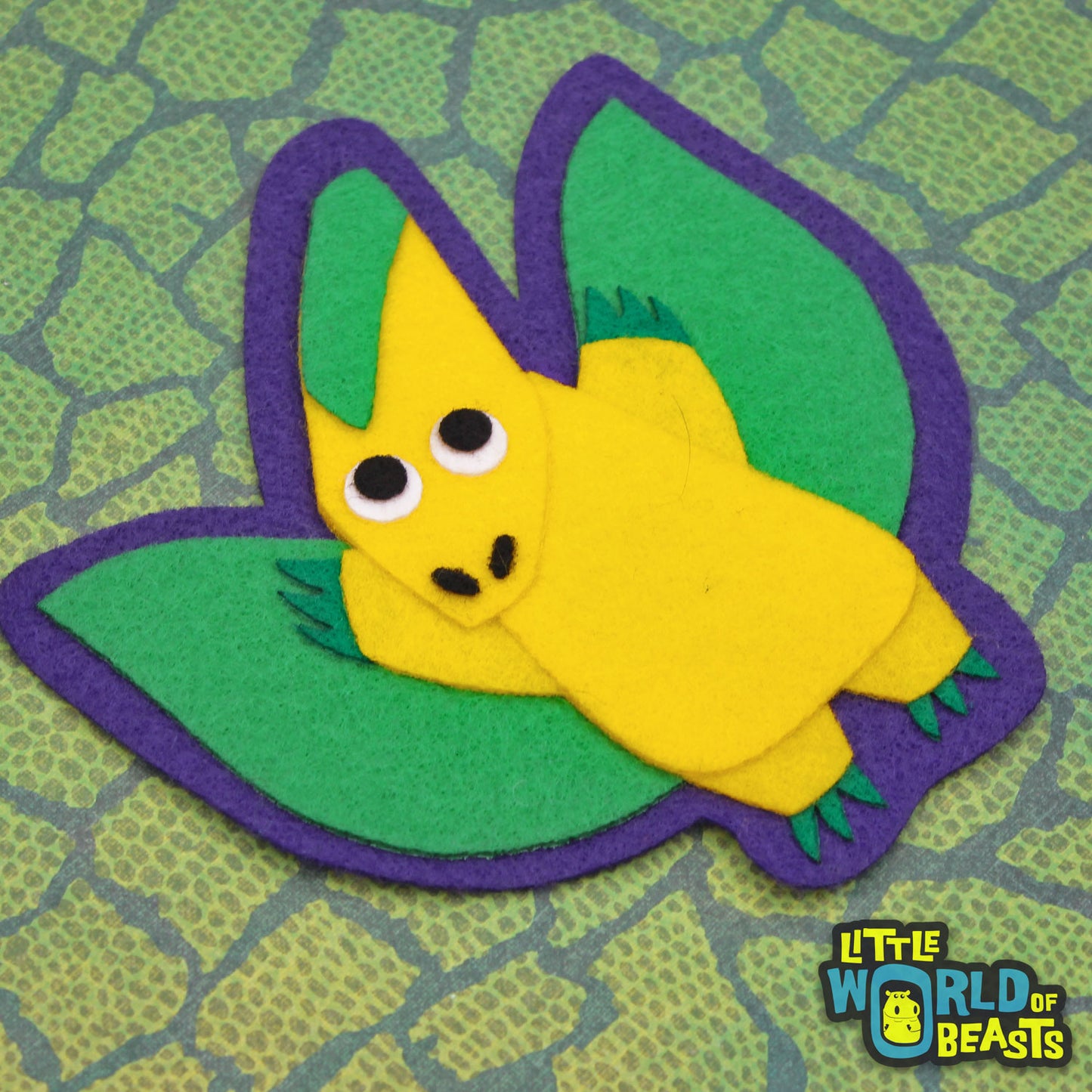 Errol the Pteranodon - Felt Dinosaur Sew On or Iron On Patch