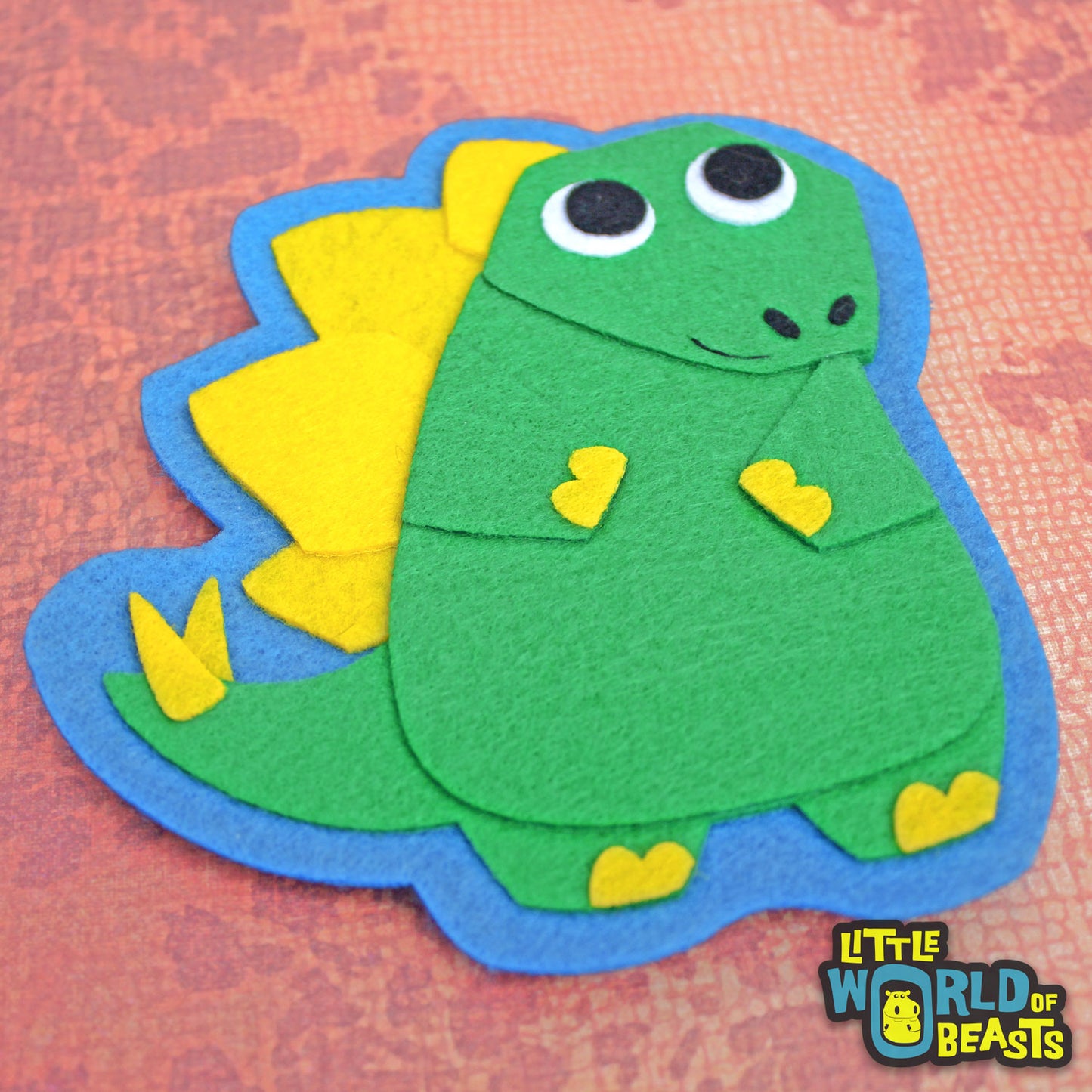 Felt Dinosaur Patch - Stegosaurus